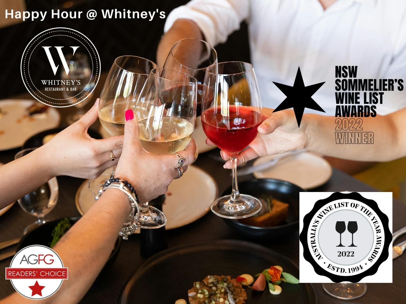 Whitney's Restaurant & Bar ~ Happy Hour