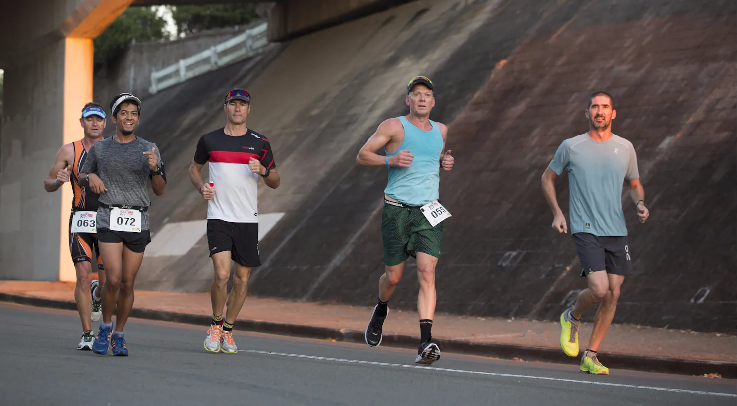Athletes joined by guest pacers on Day Three Run.