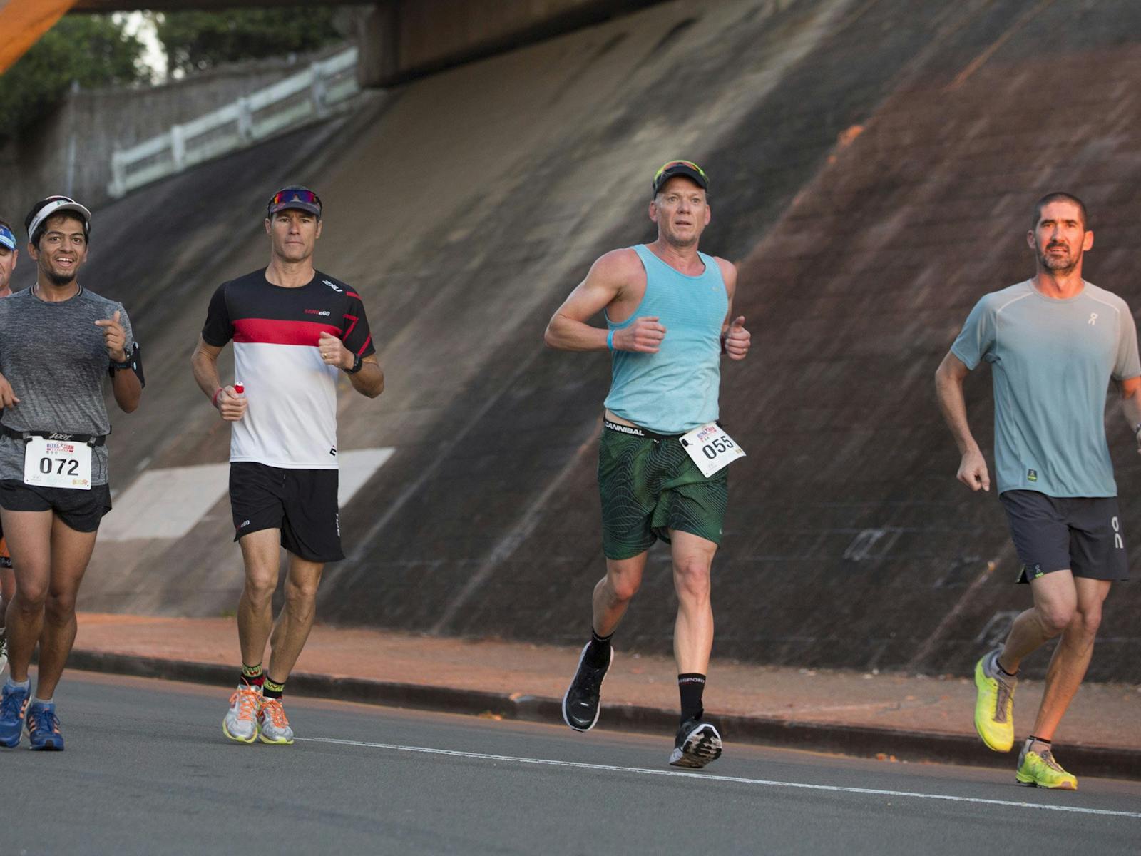 Athletes joined by guest pacers on Day Three Run.