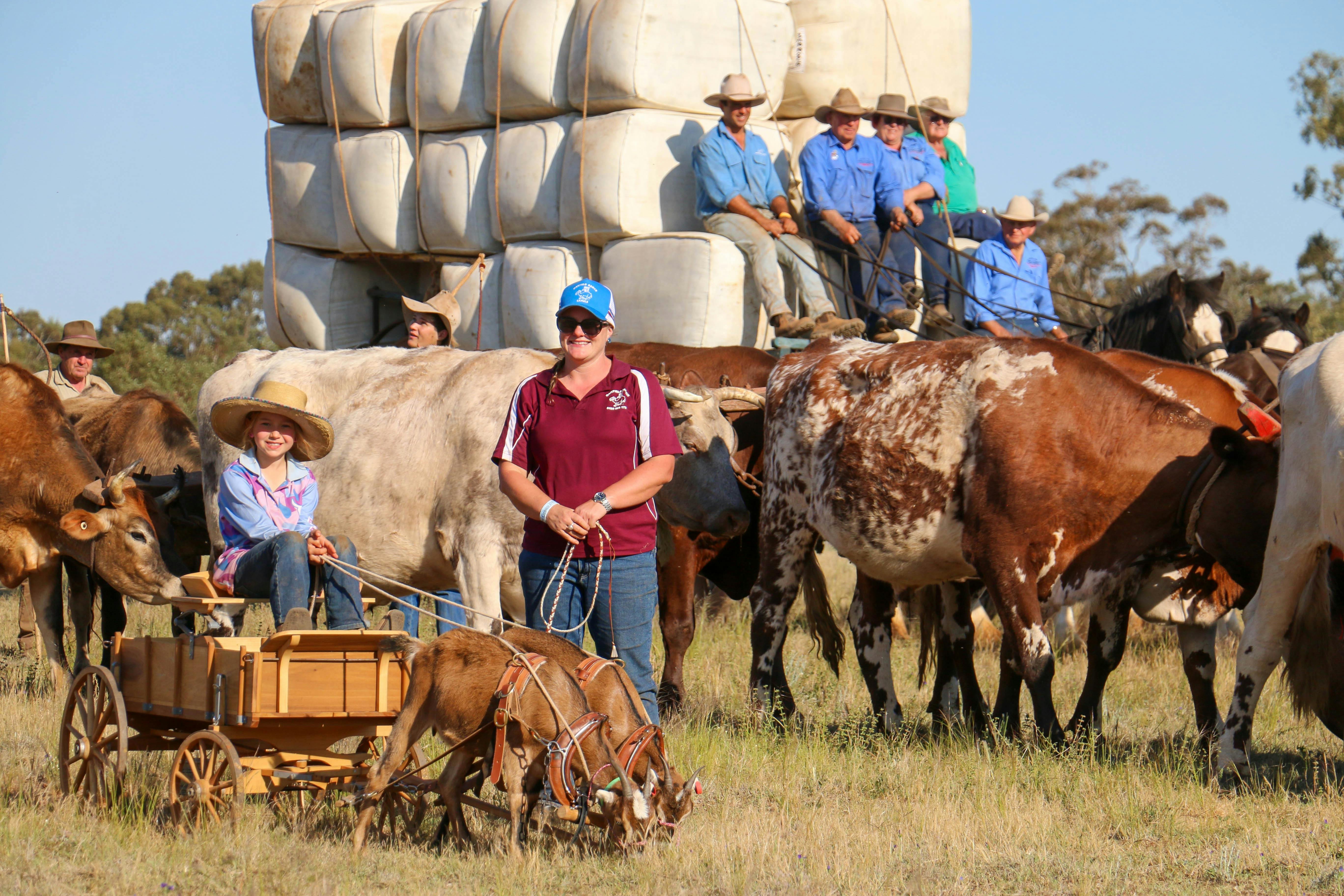 The Tribute to the Teams parade at the Good Old Days Festival.