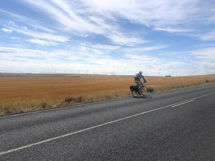 Cycling from Tathra to Jindabyne in the NSW Snowy Mountains on a self guided e-bike tour.