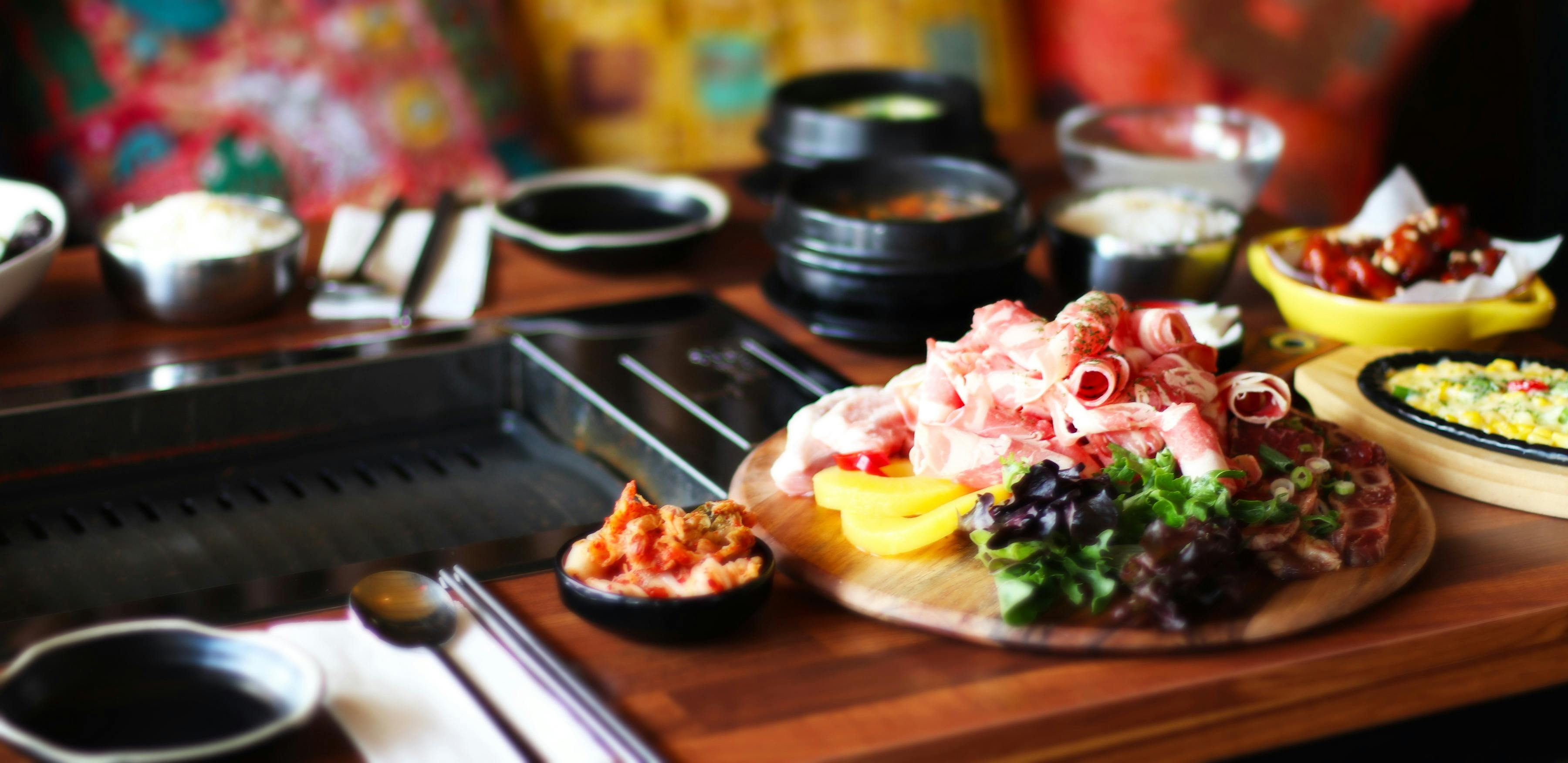 Table bbq set