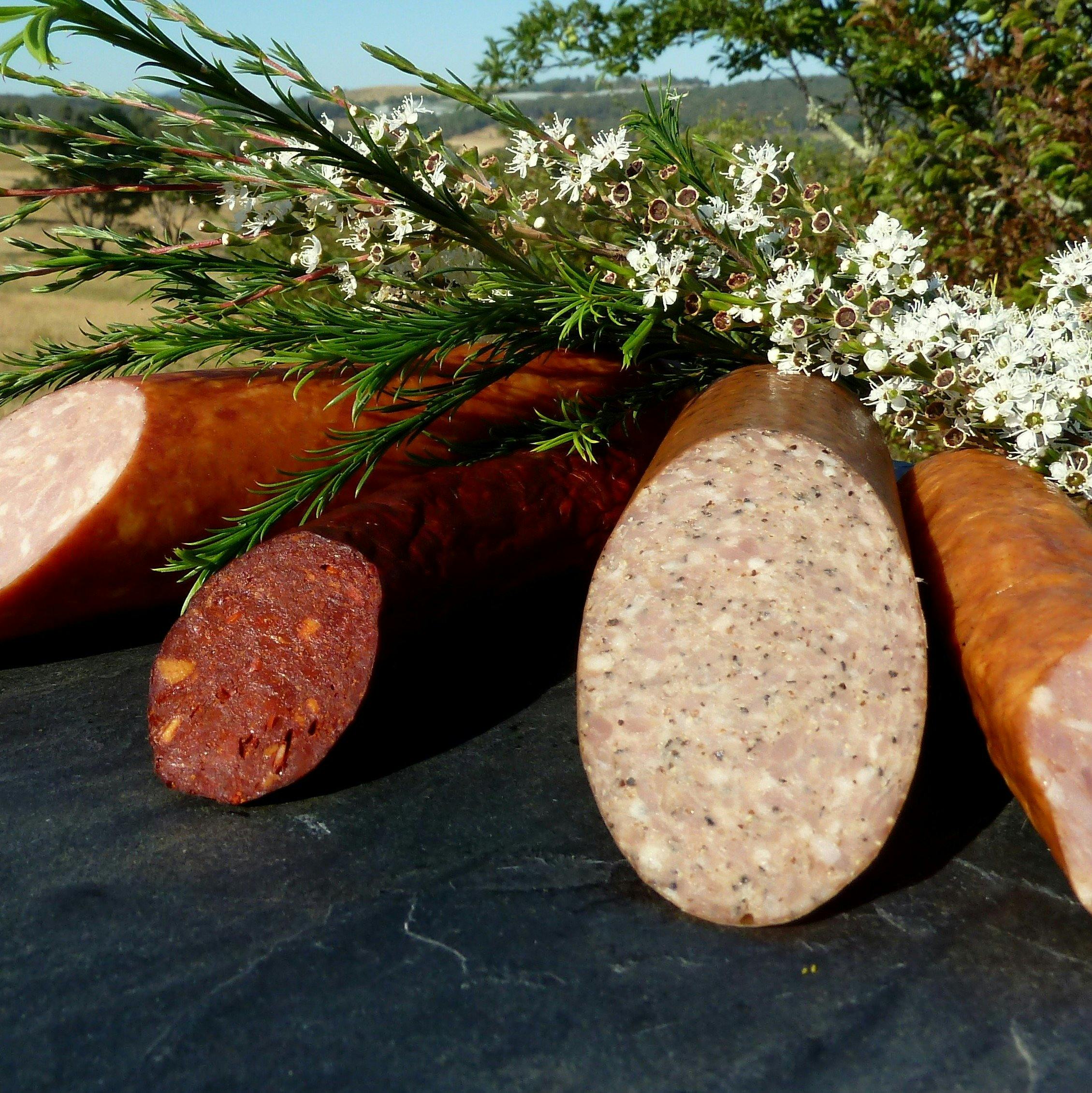 집에서 만든 살라미 소시지