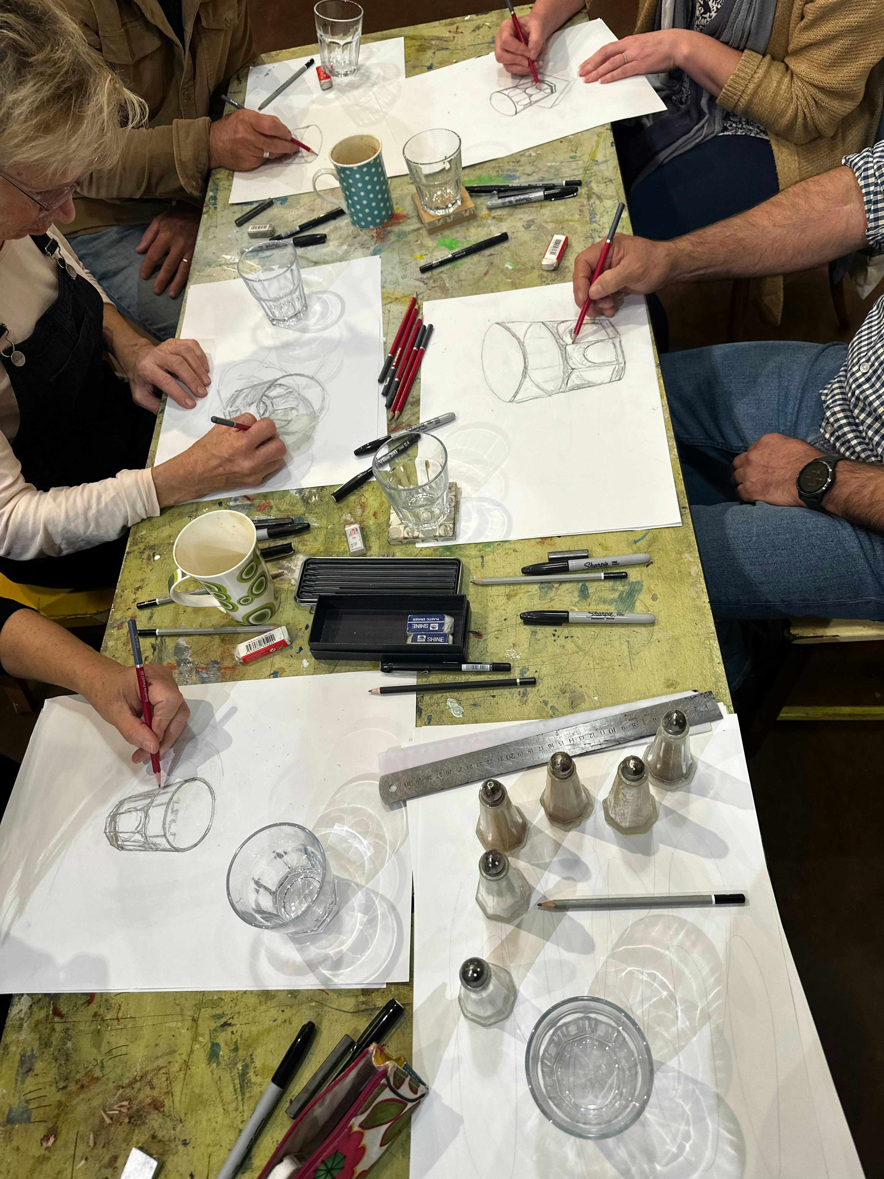 Drawing at Red Poles