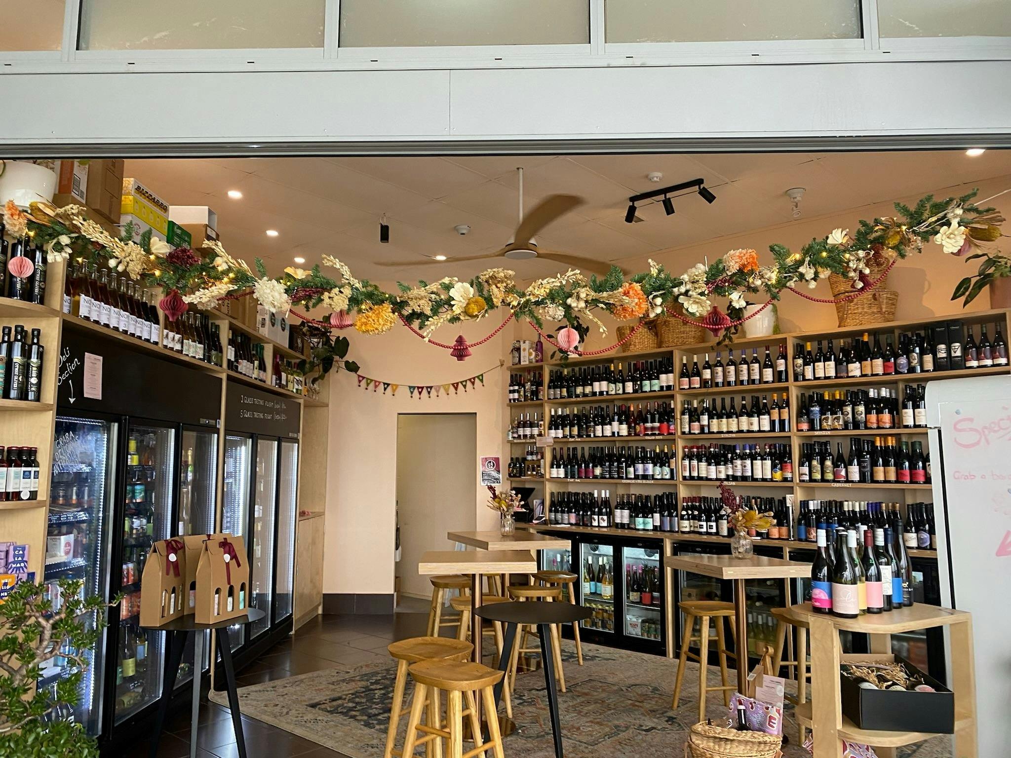 Isola Wine shop interior