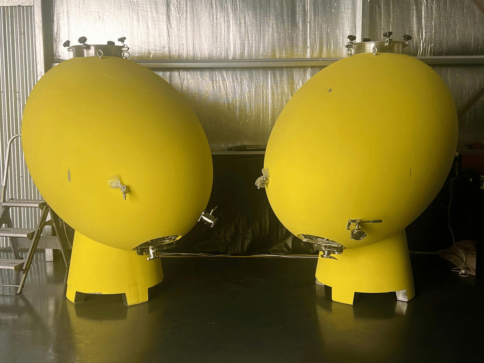 Innovative winemaking at Inkwell Wines using concrete tanks