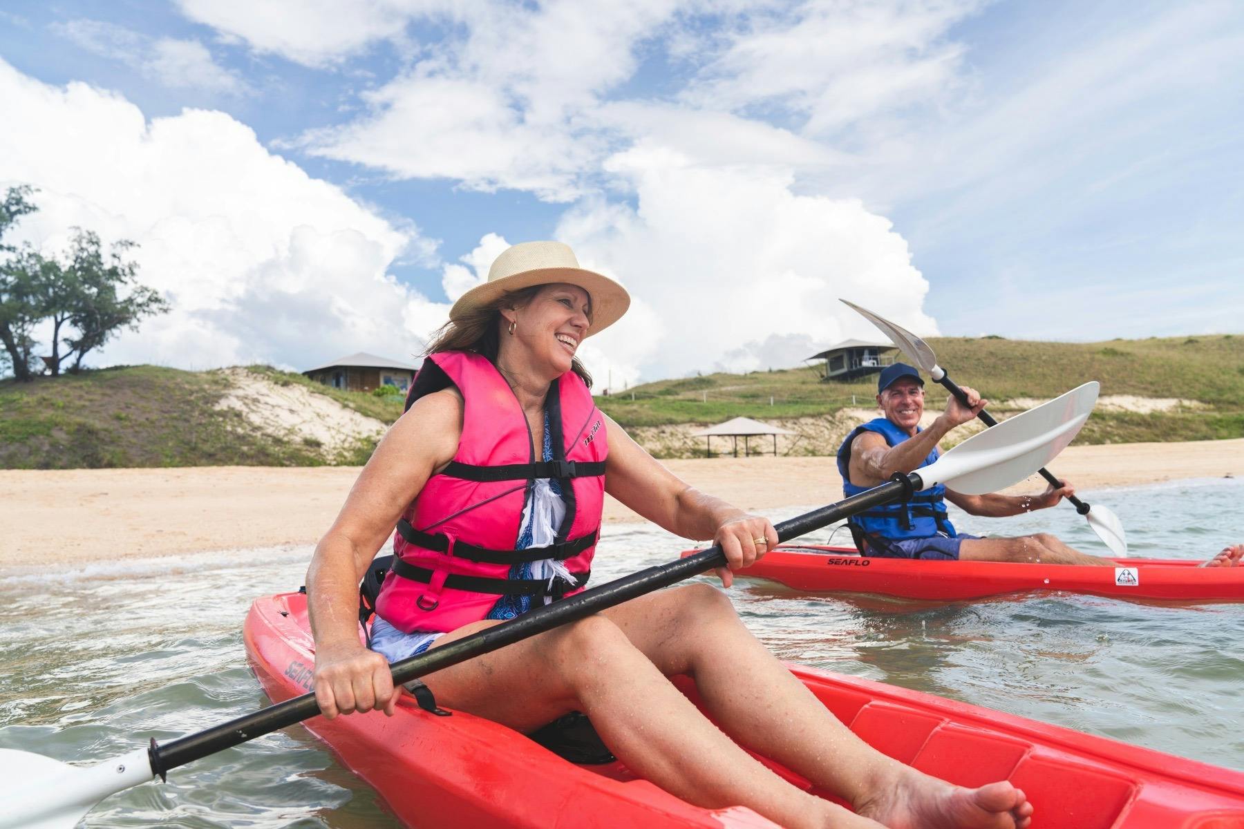 Kayaking at Banubanu