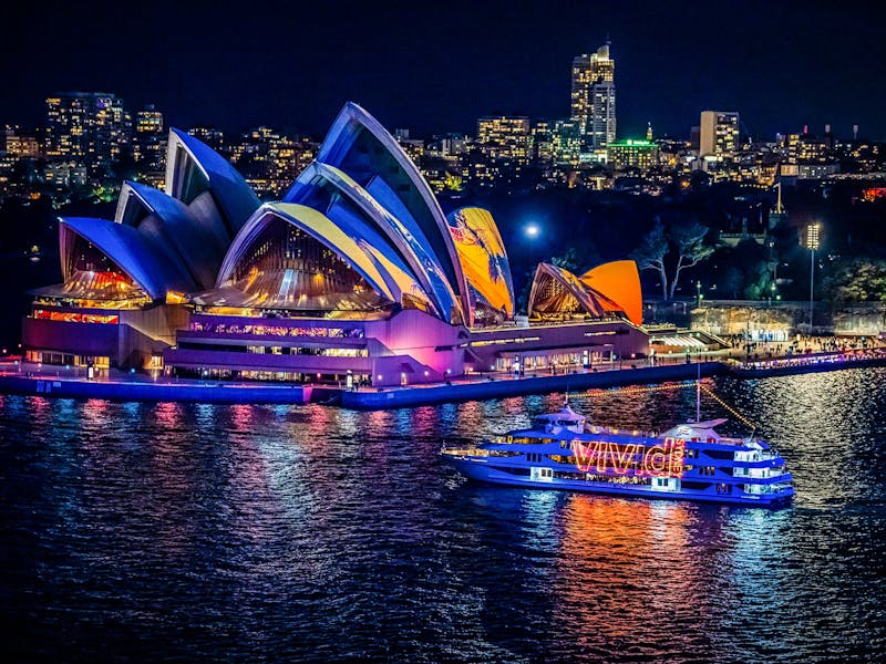 Image for Vivid Sydney Starlight Dinner Cruise - Captain Cook Cruises