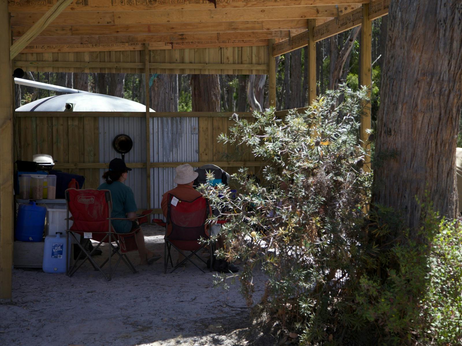 Camping at Bruny