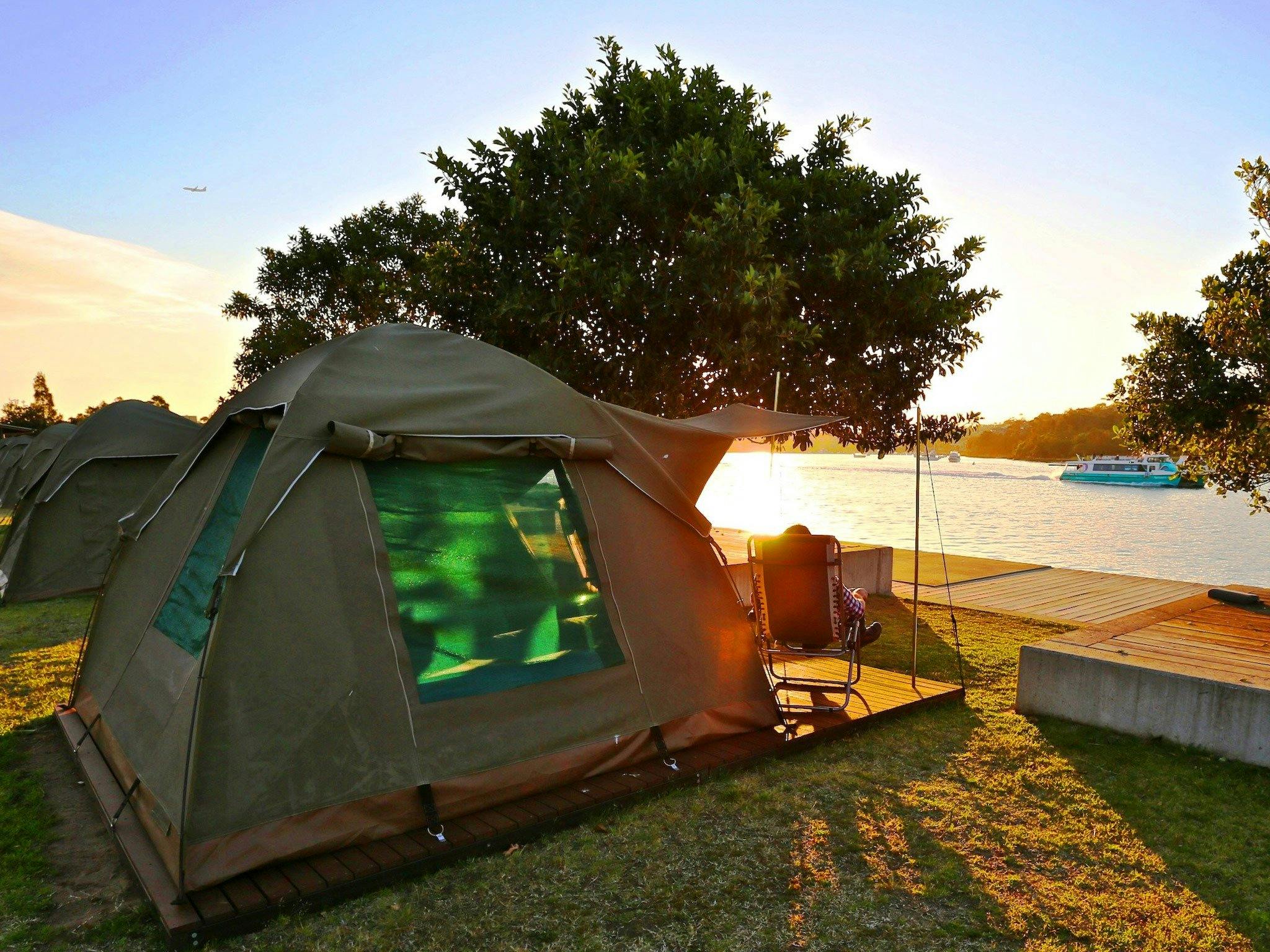 Deluxe-Camping am Wasser