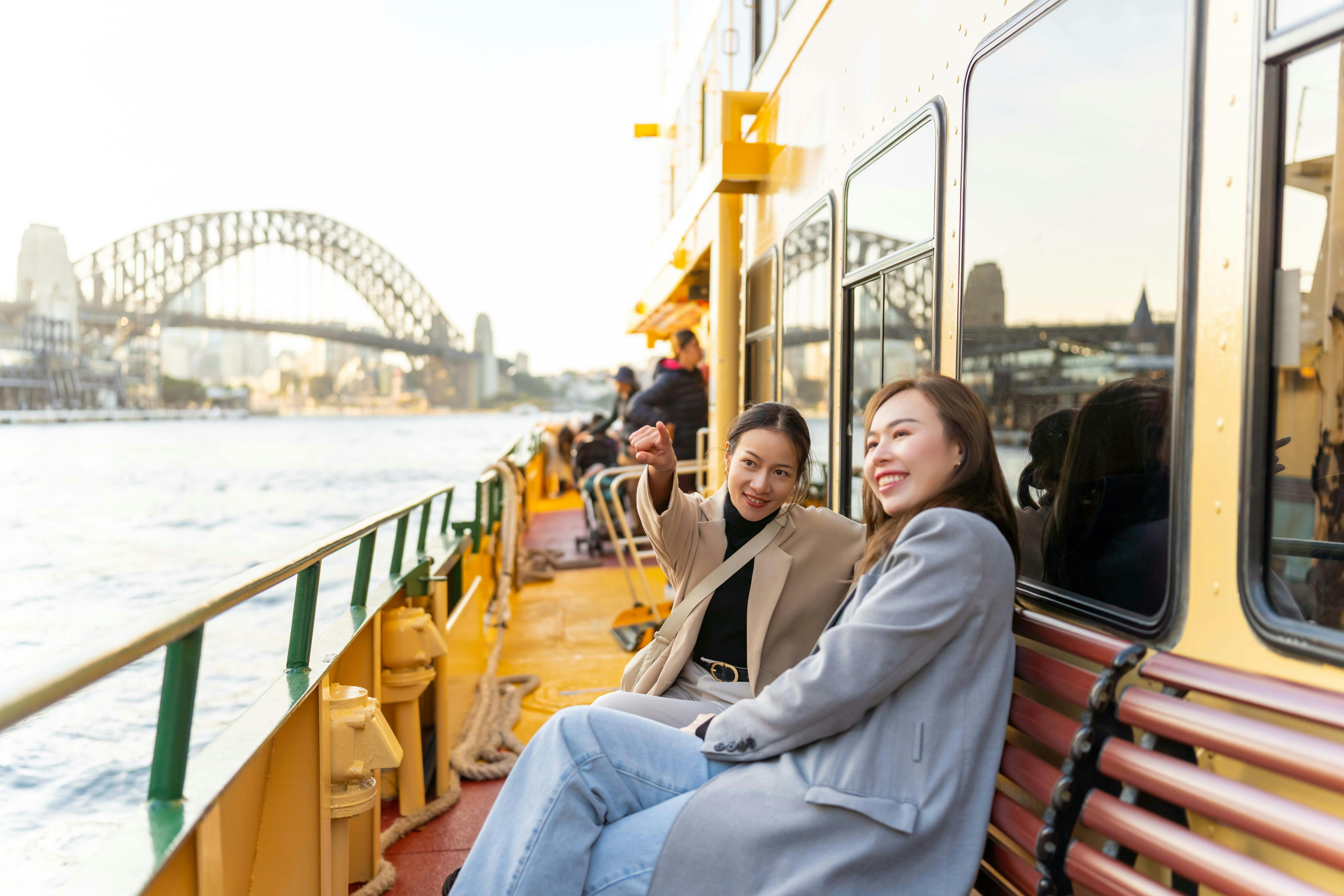 Enjoy the views from Sydney Harbour during your scenic ferry ride