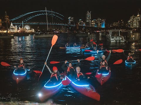 City Lights Night Paddle on Sydney Harbour