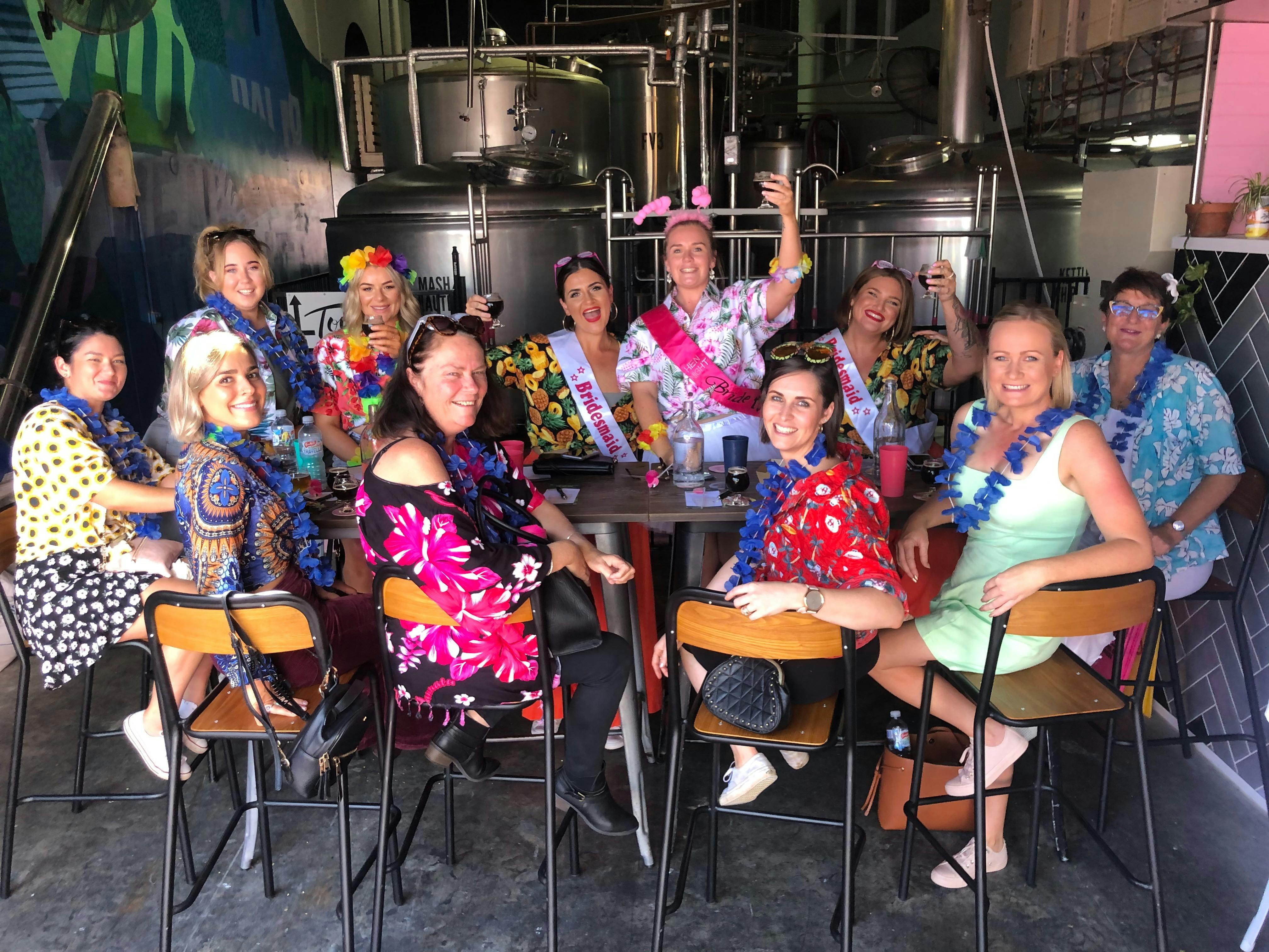 Celebrating a colourful hens party at Lost Palms