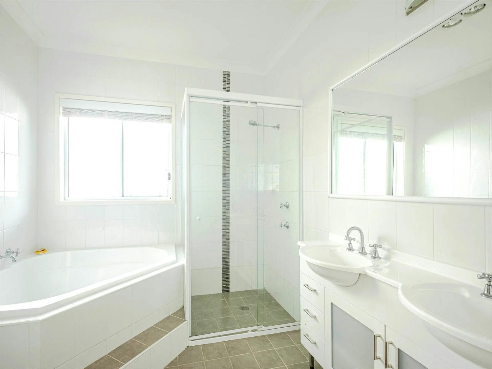 Luxurious bathroom with high-end fixtures and elegant design