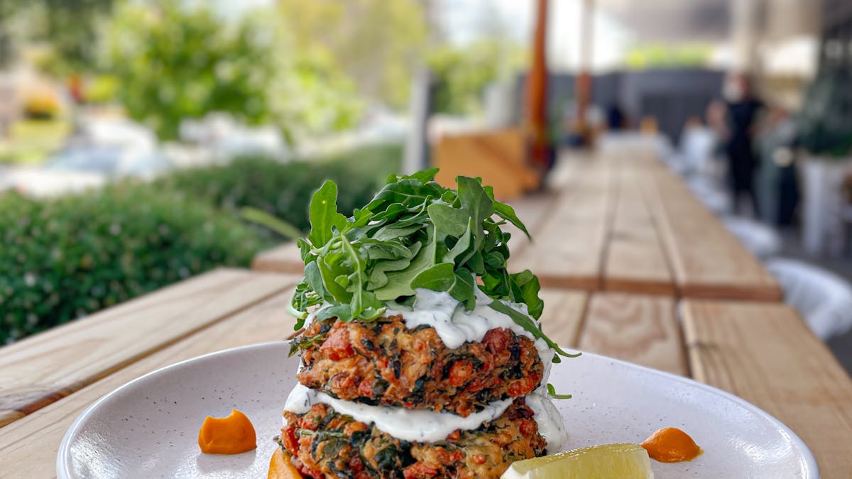 Spinach and Haloumi Rosti