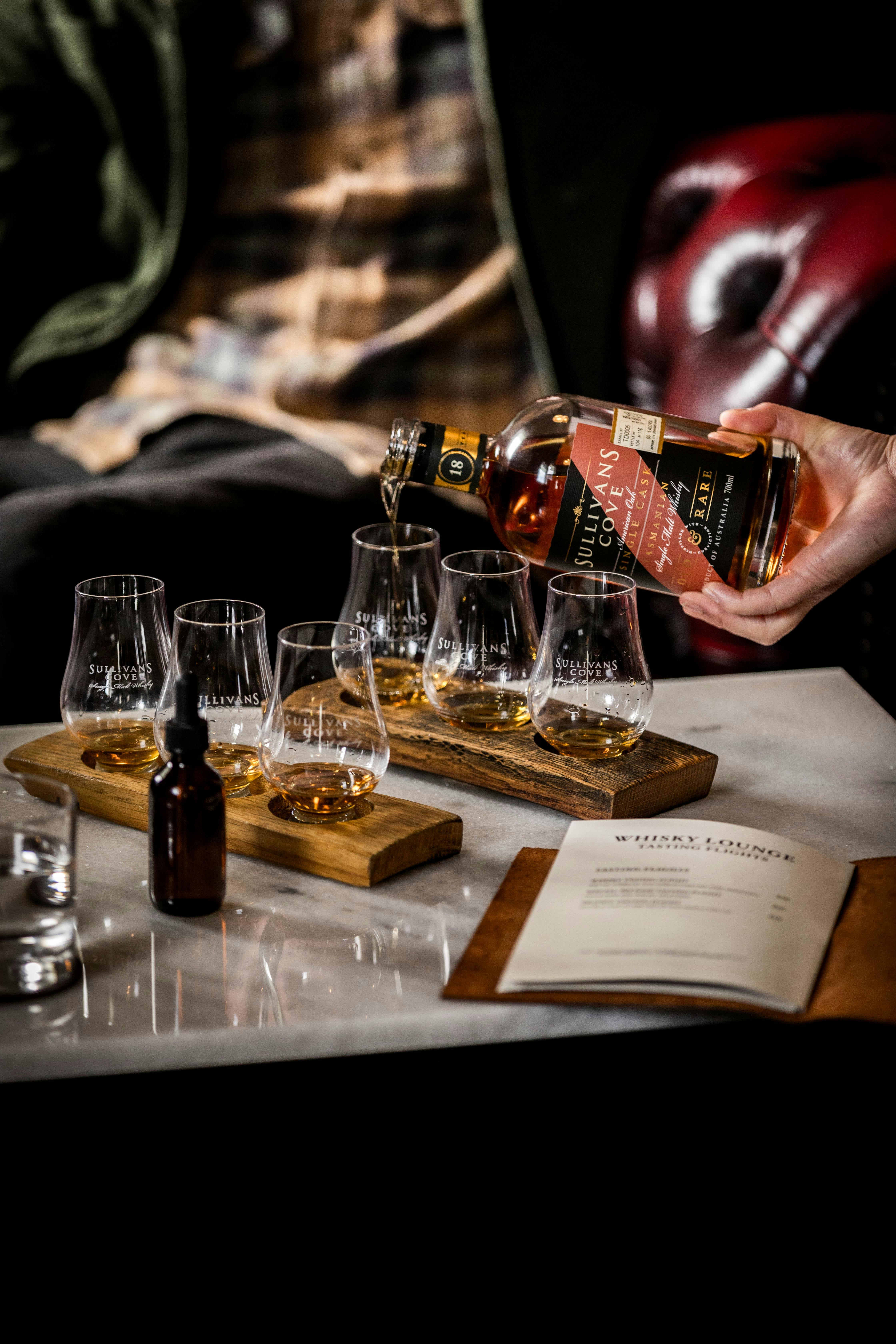 Sullivans Cove single cask whisky available for tastings and bottle sales at Cascade Brewery