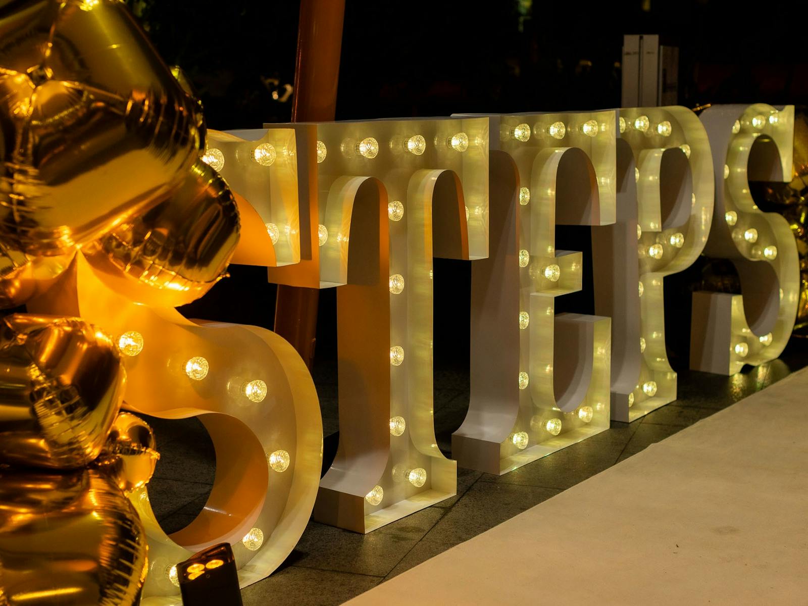 Image of STEPS sign Image of STEPS sign