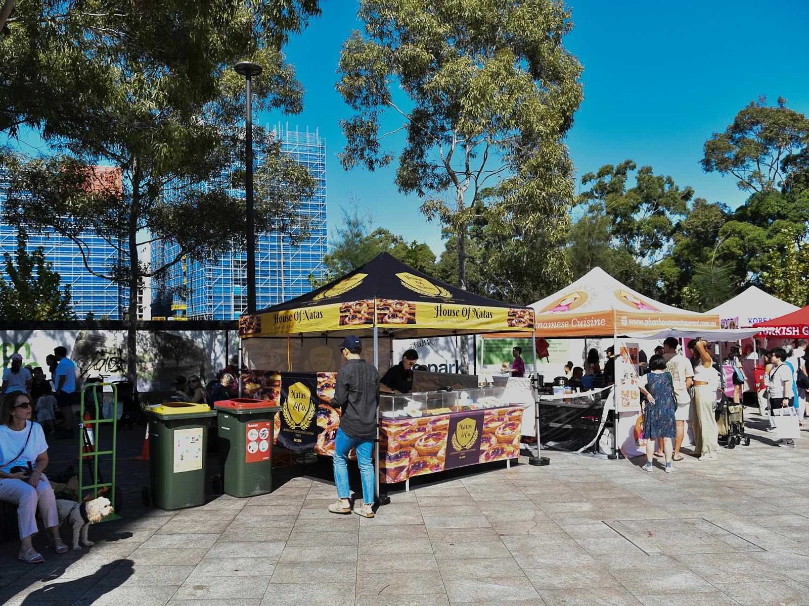 Stalls at Green Square