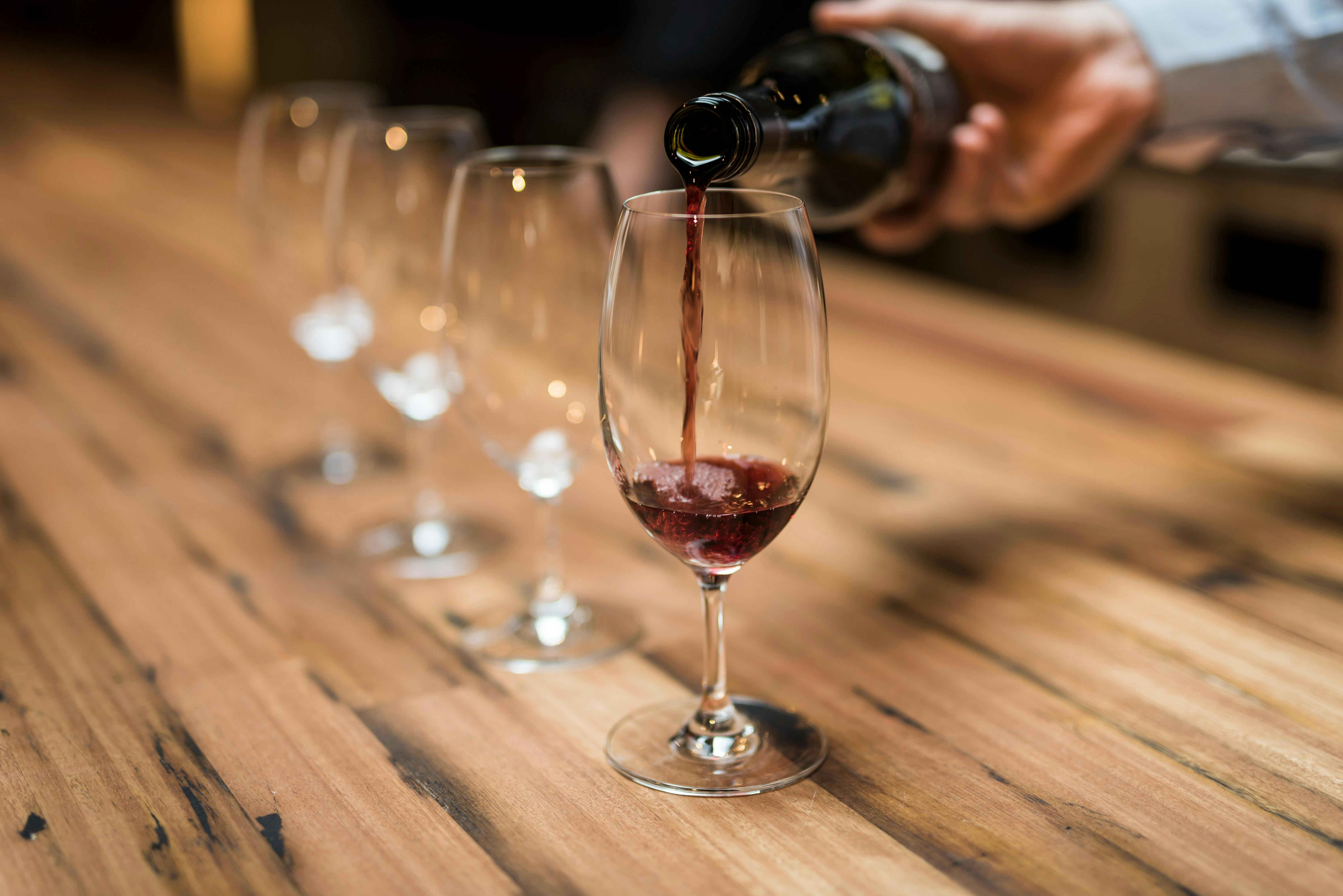 Individual wine tastings