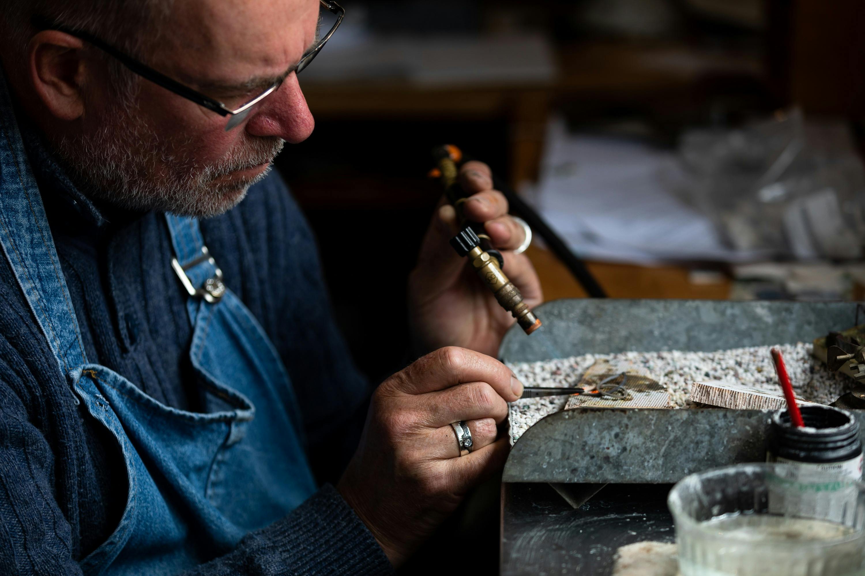 Richard Moon soldering metal