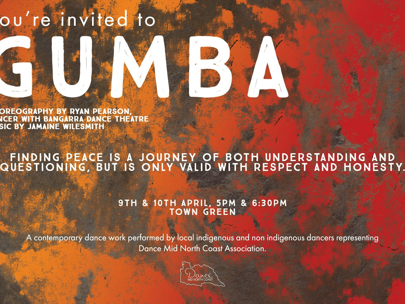 Image for Dance Mid North Coast Association Presents a Contemporary Piece 'Gumba'