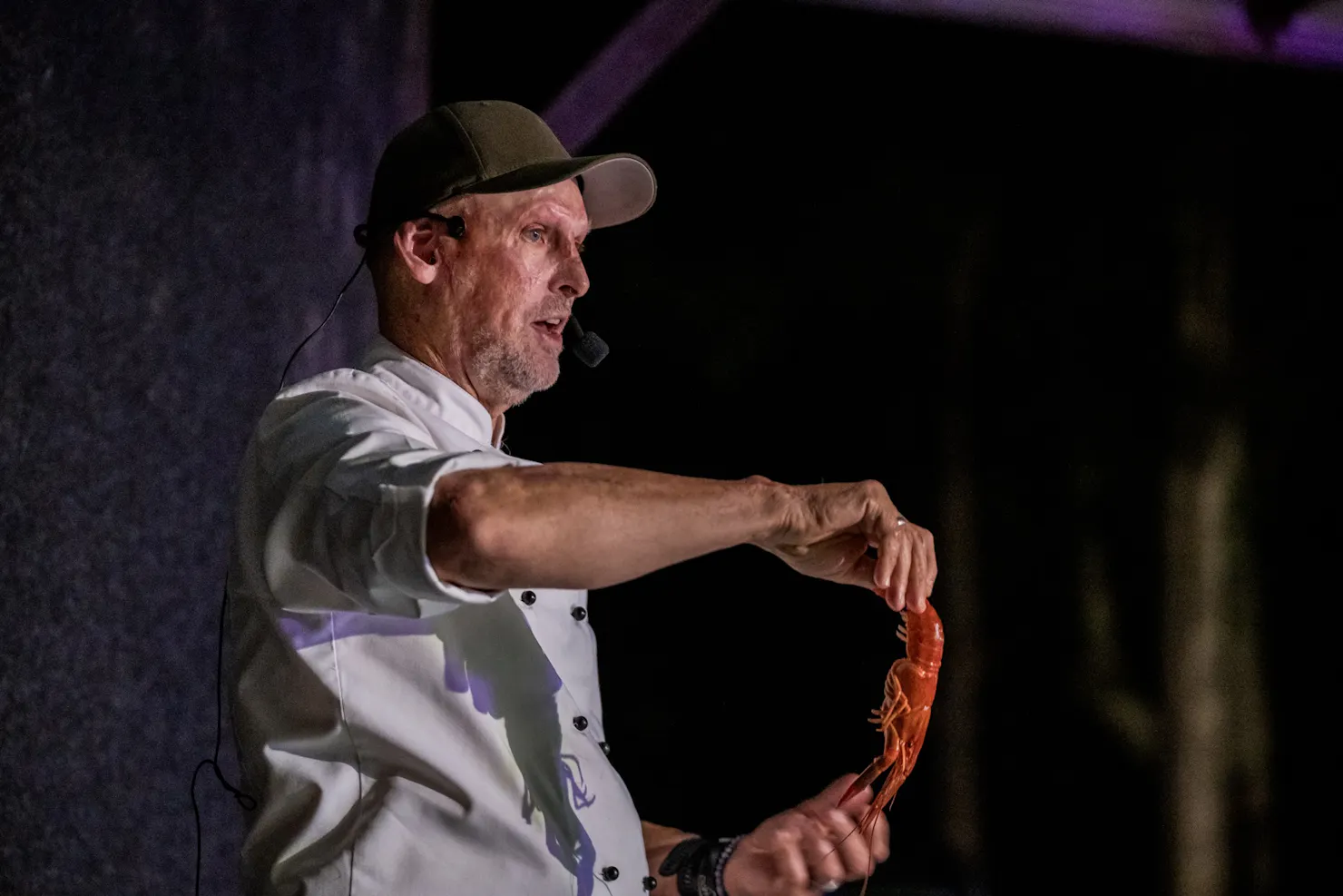 Matt Golinski with Red Claw