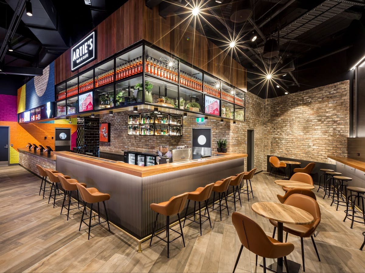 View of the bar area in Hoyts Ipswich