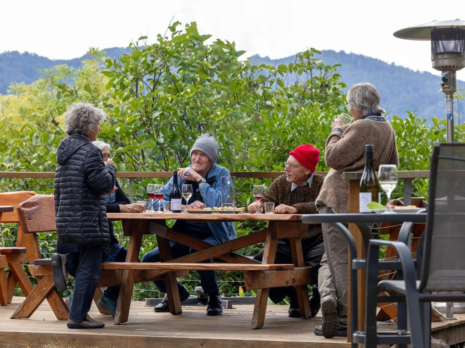 Sample wine and BBQ your own winter feast image