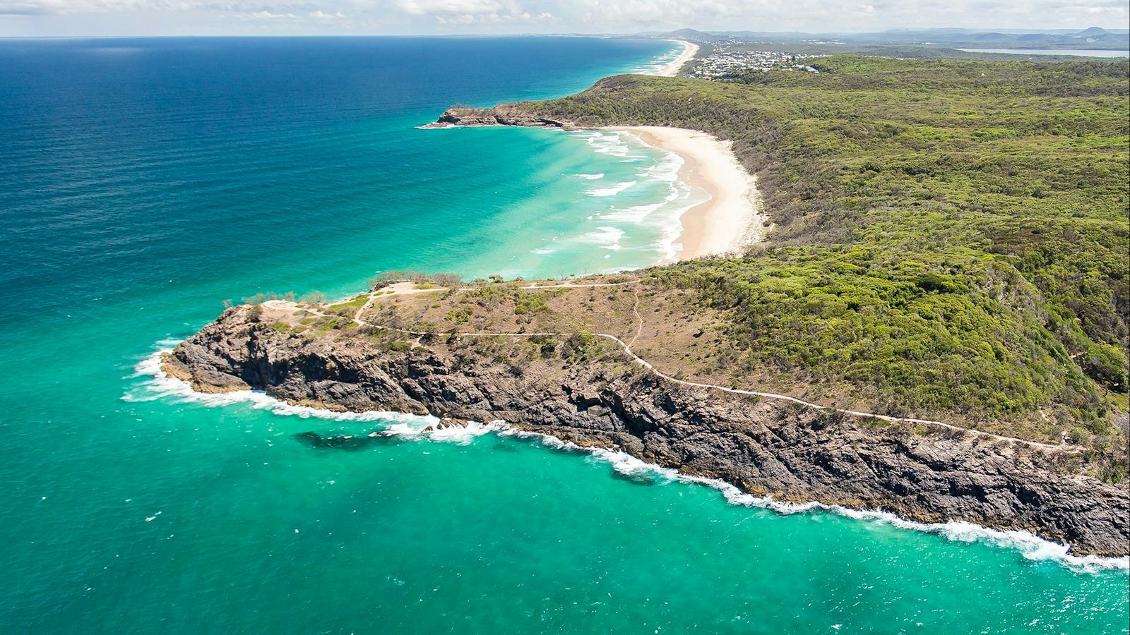 Noosa Heads view from Seaplane