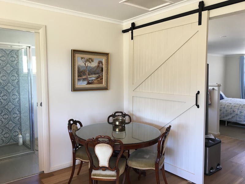 Sitting area at Lonsdale Grenfell NSW