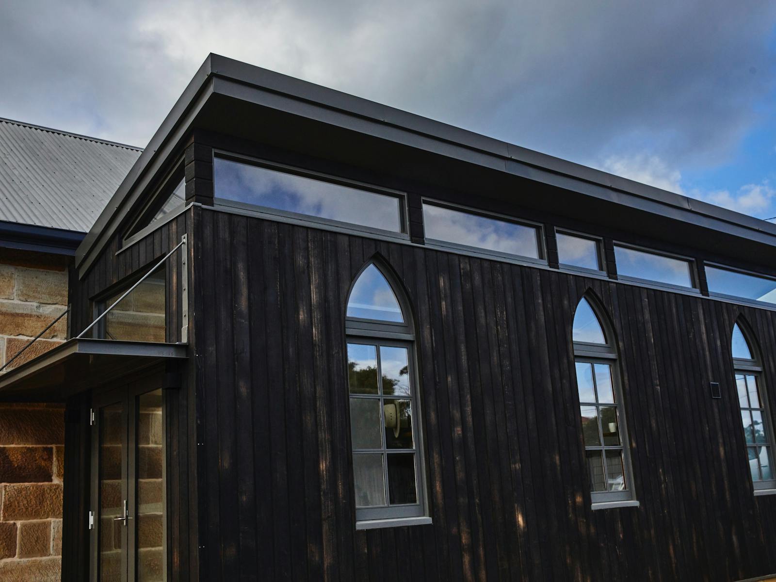 outside of the kitchen facade