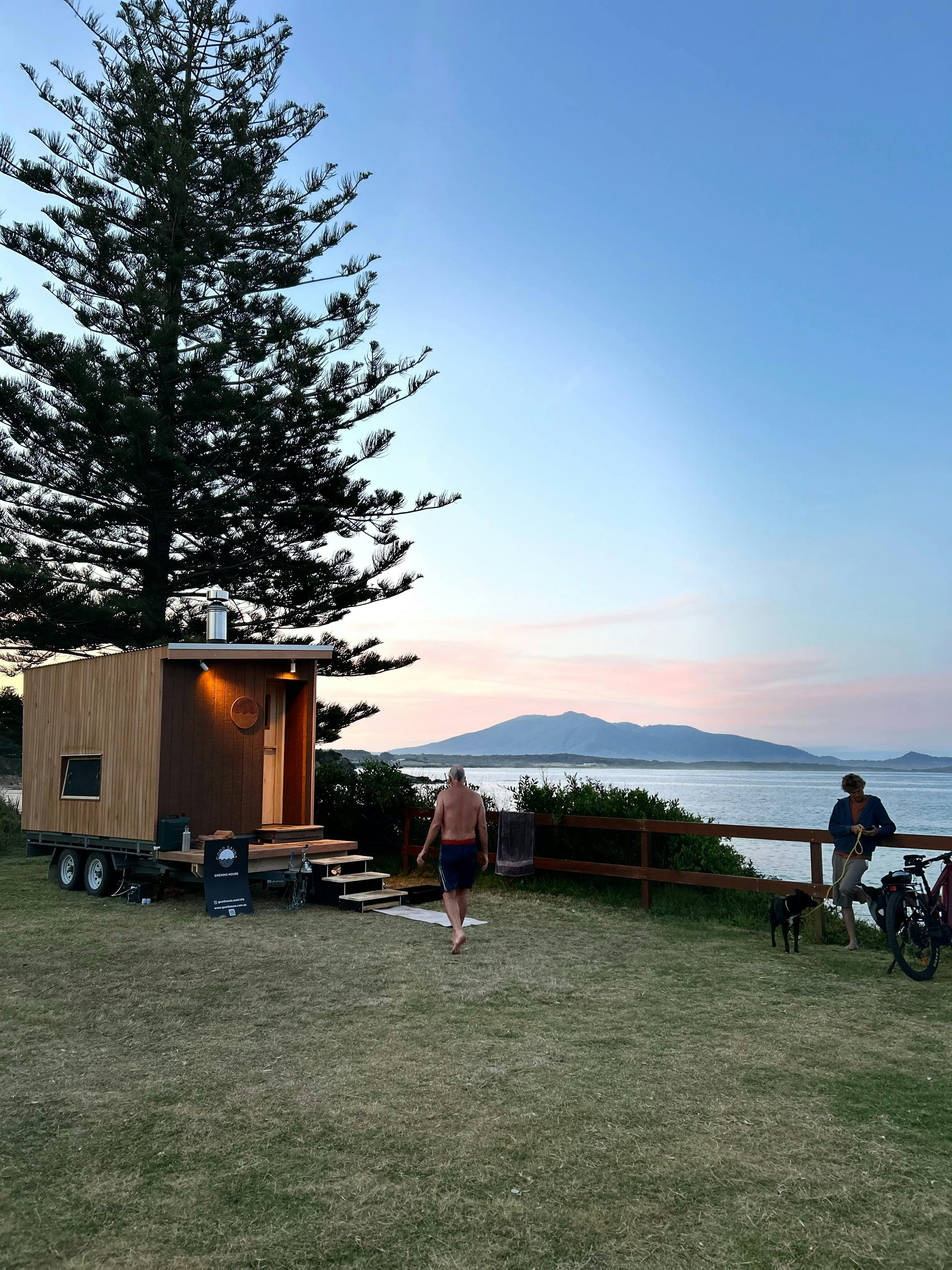 Sauna, Traditional wood fired sauna by the sea, Communal Sauna, Private Sauna, Day Spa, Wellness