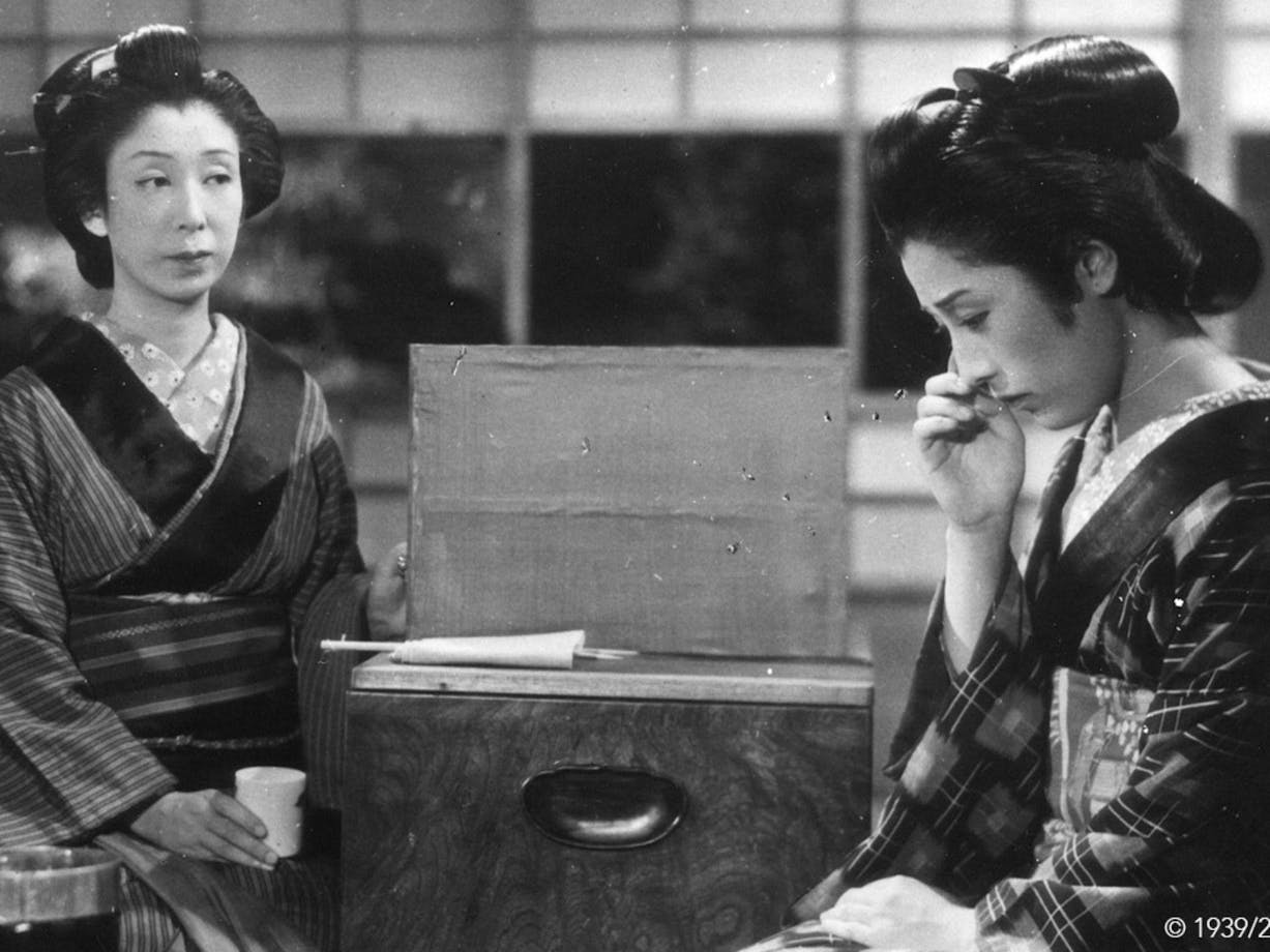 Still from film The Story of the Last Chrysanthemums (残菊物語)