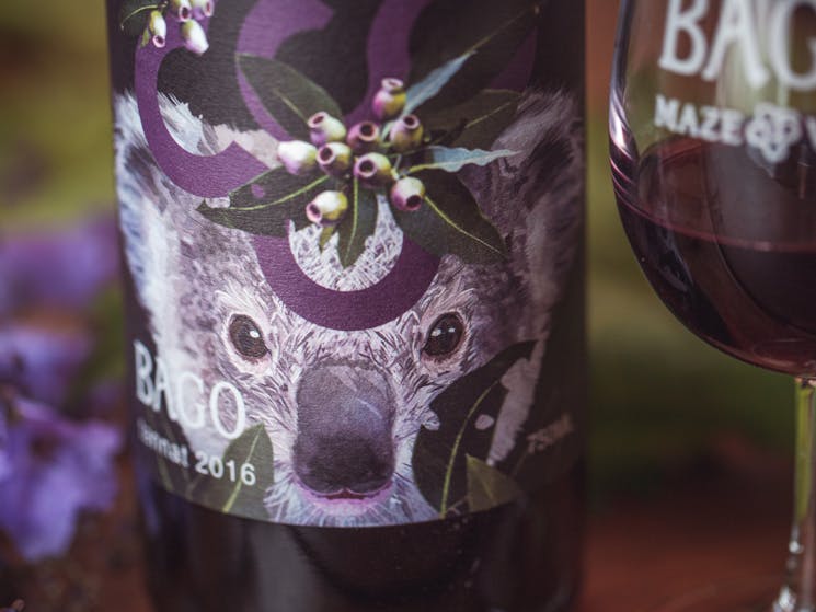 Bagos Tannat is a deep red wine with a nose of raspberry and dark chocolate