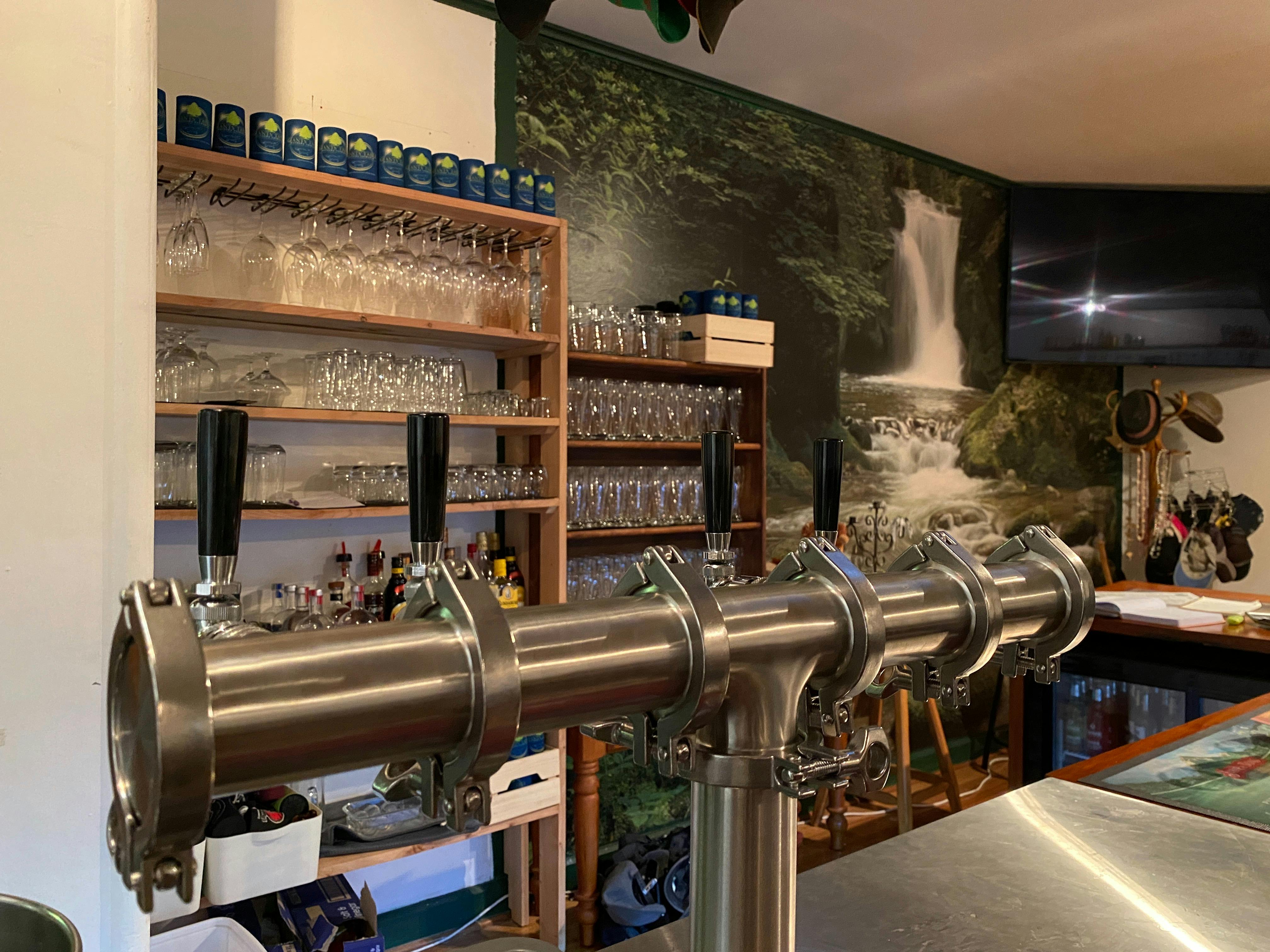 Large range of local beers