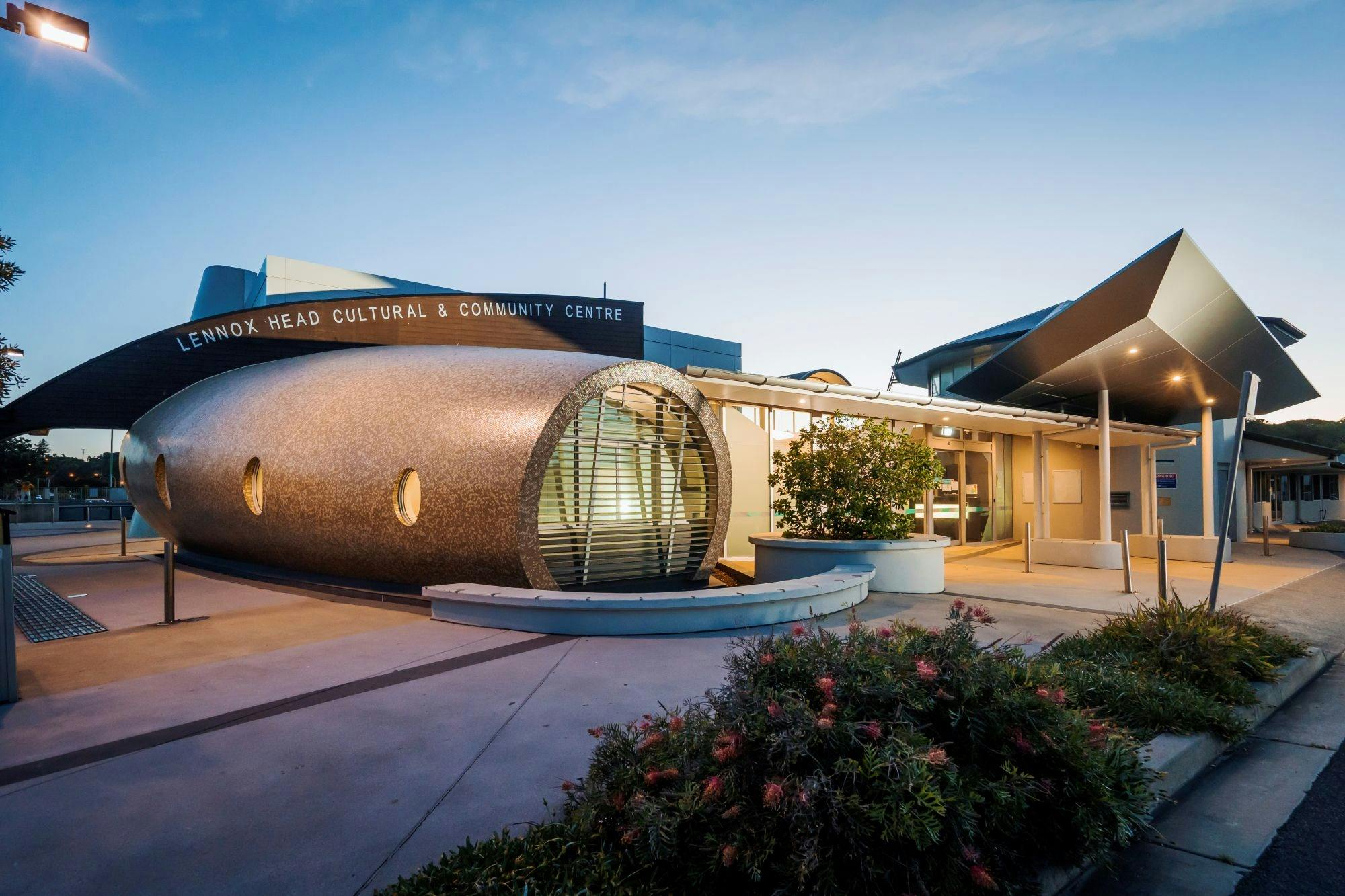 Front of Lennox Head Cultural Centre