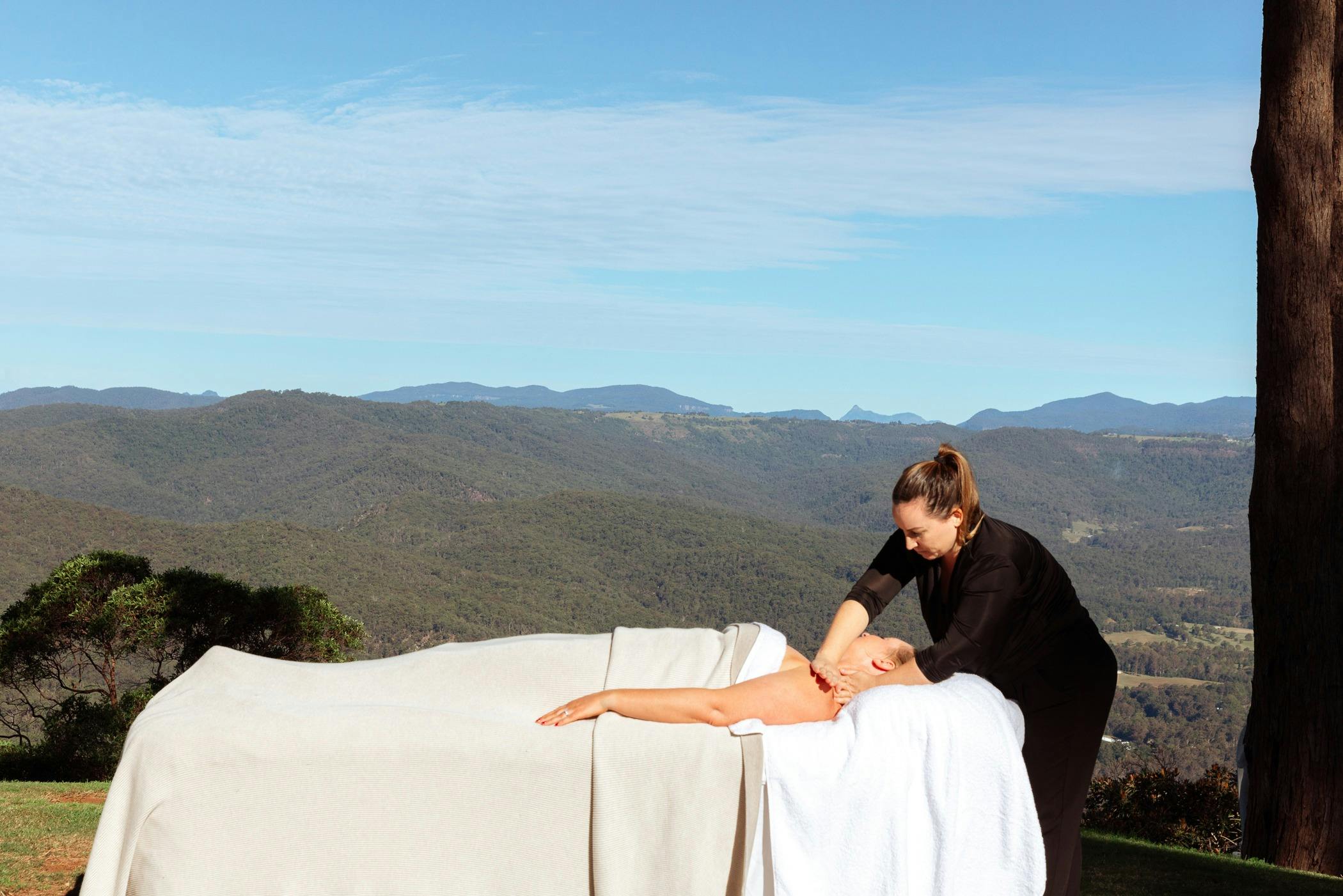 Optional massage treatment
