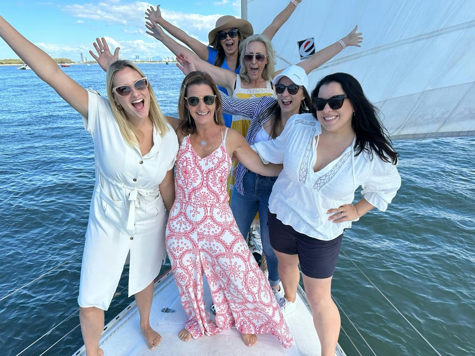sailing with friends