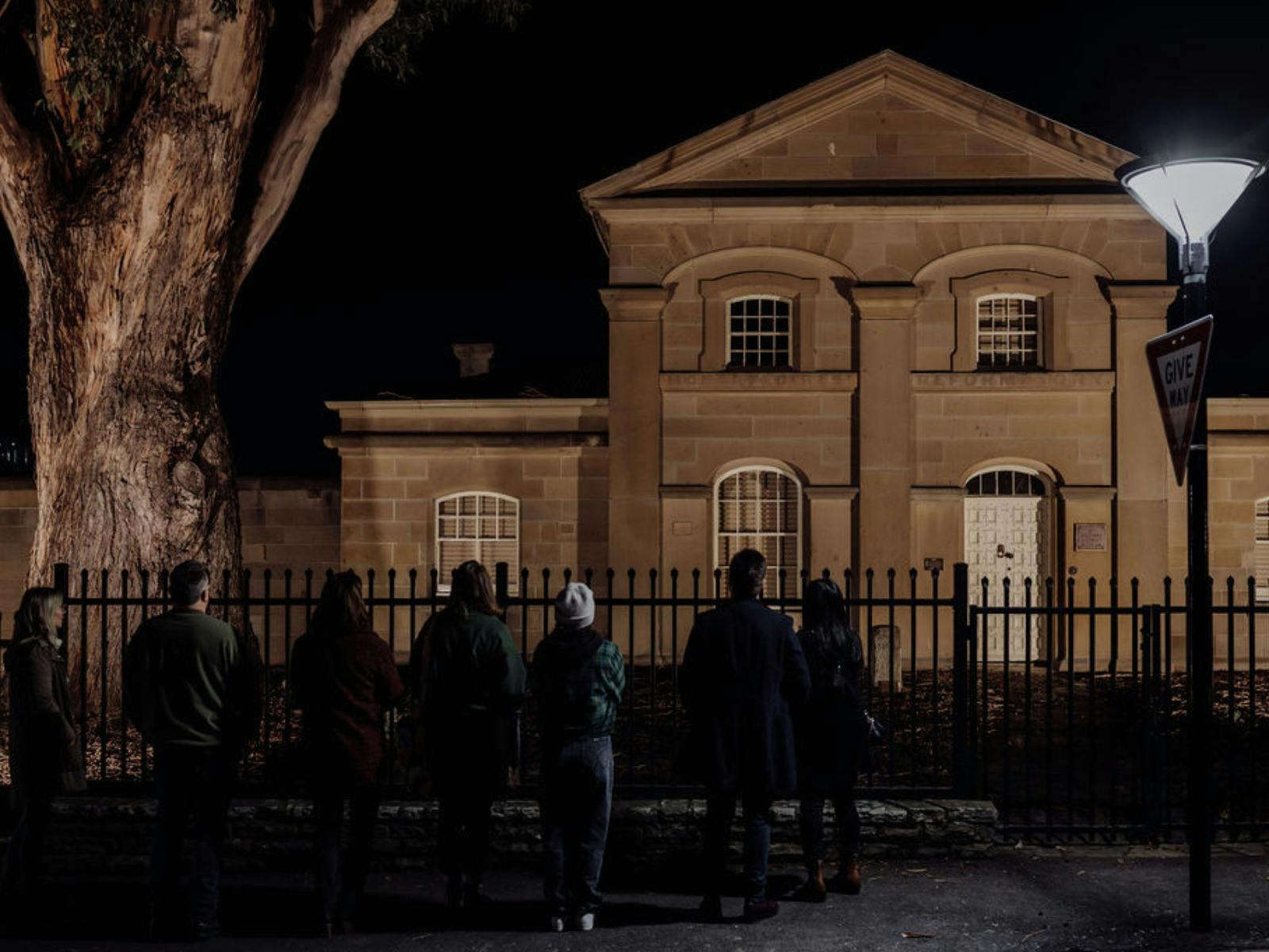 Guests around the Military Gaol