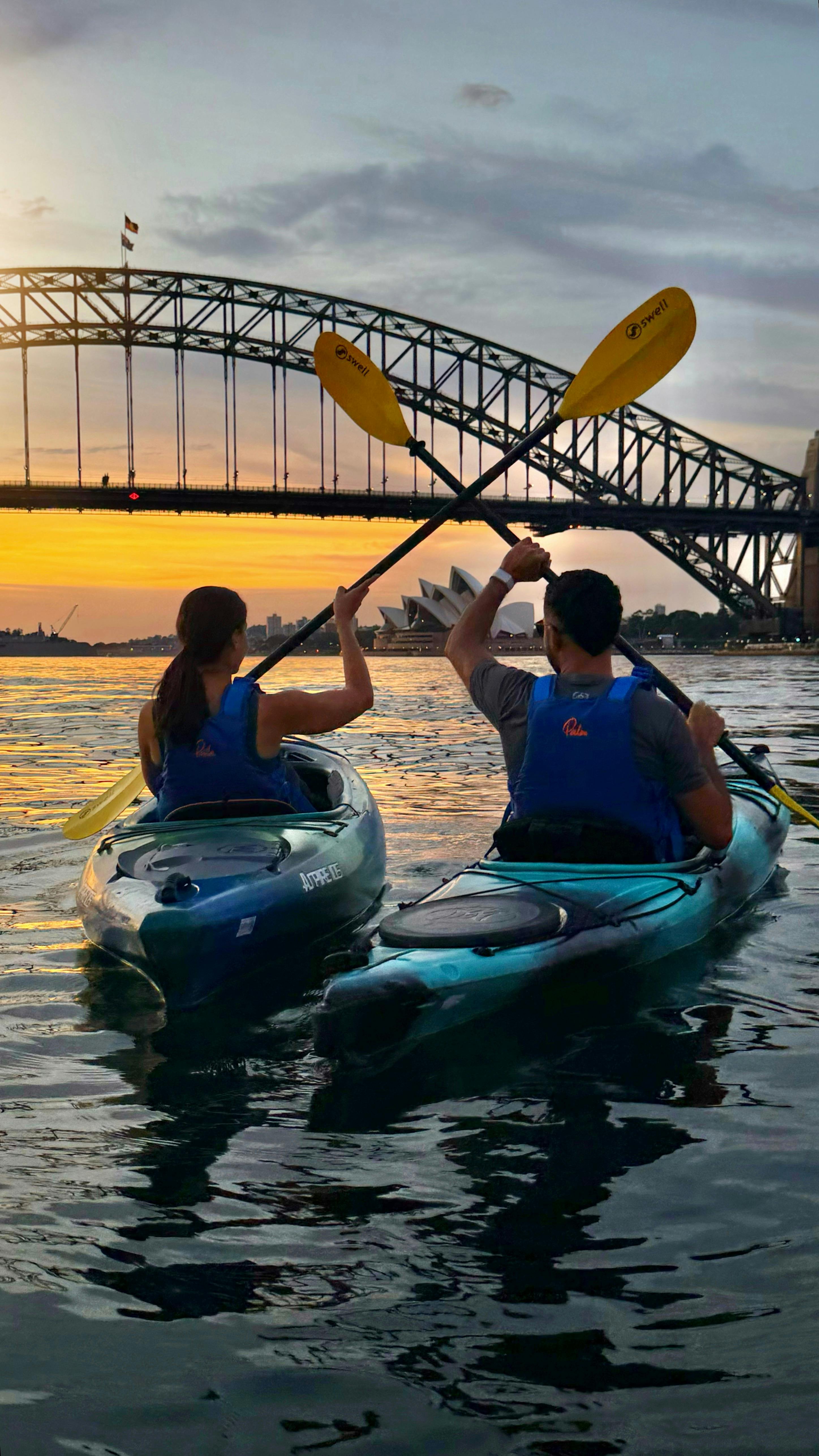 シドニーでカヤック