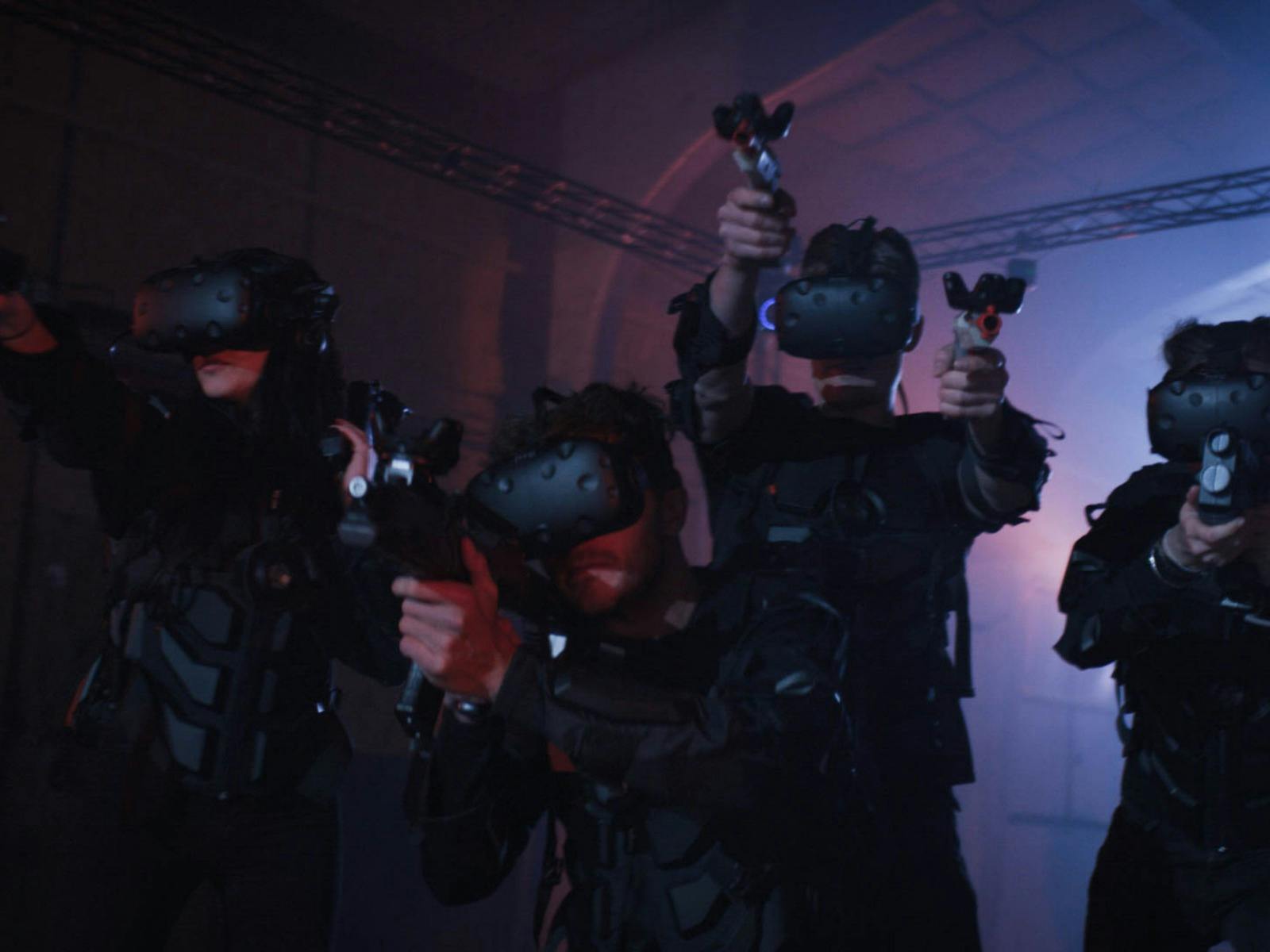 Official trailer players in full free roam VR kit