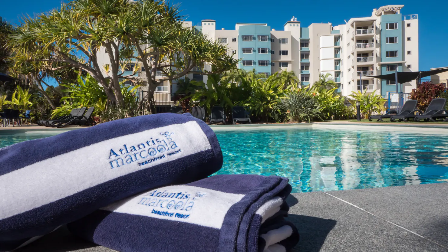 Heated Pool and Spa in winter