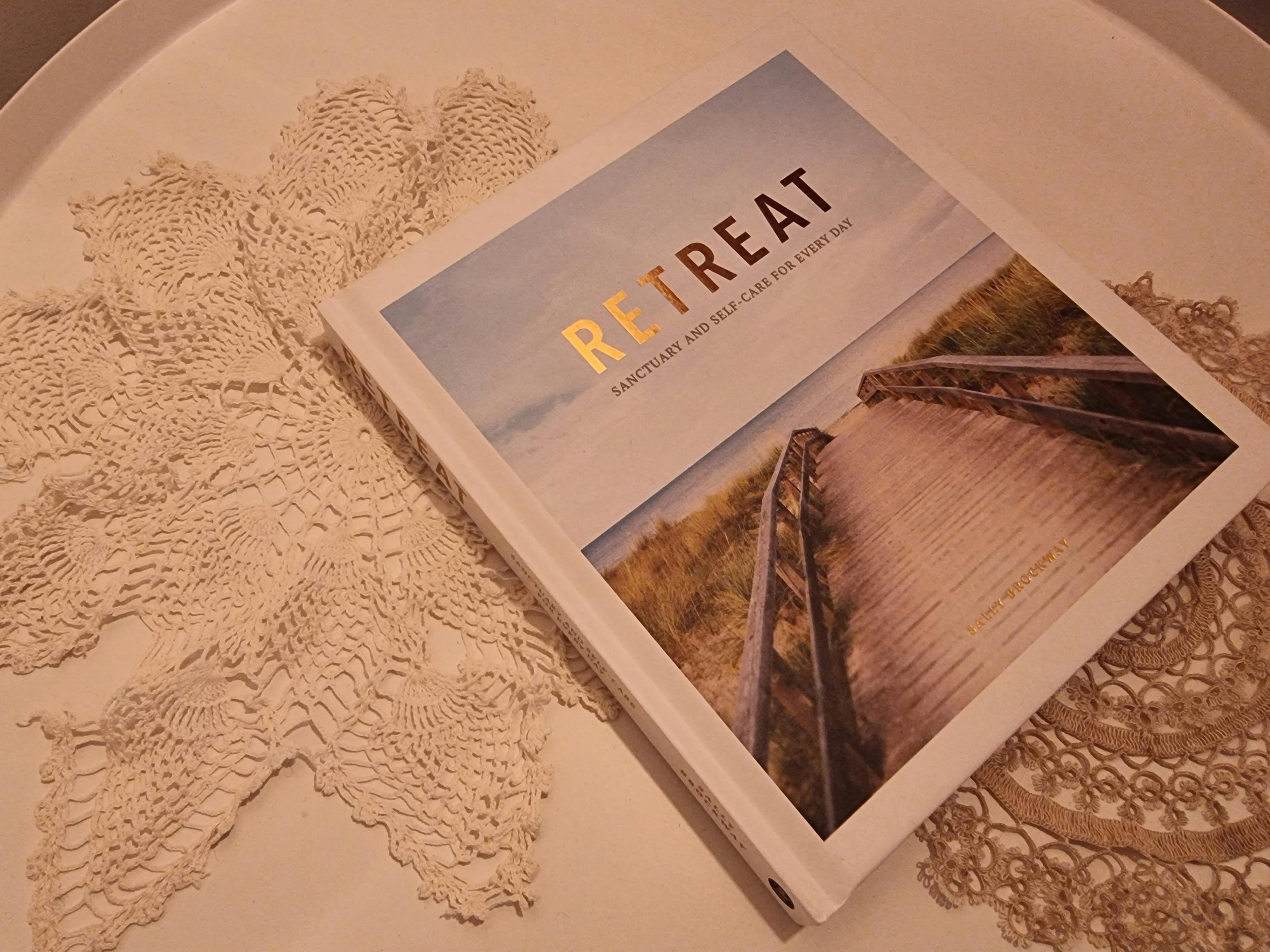 Retreat book on table