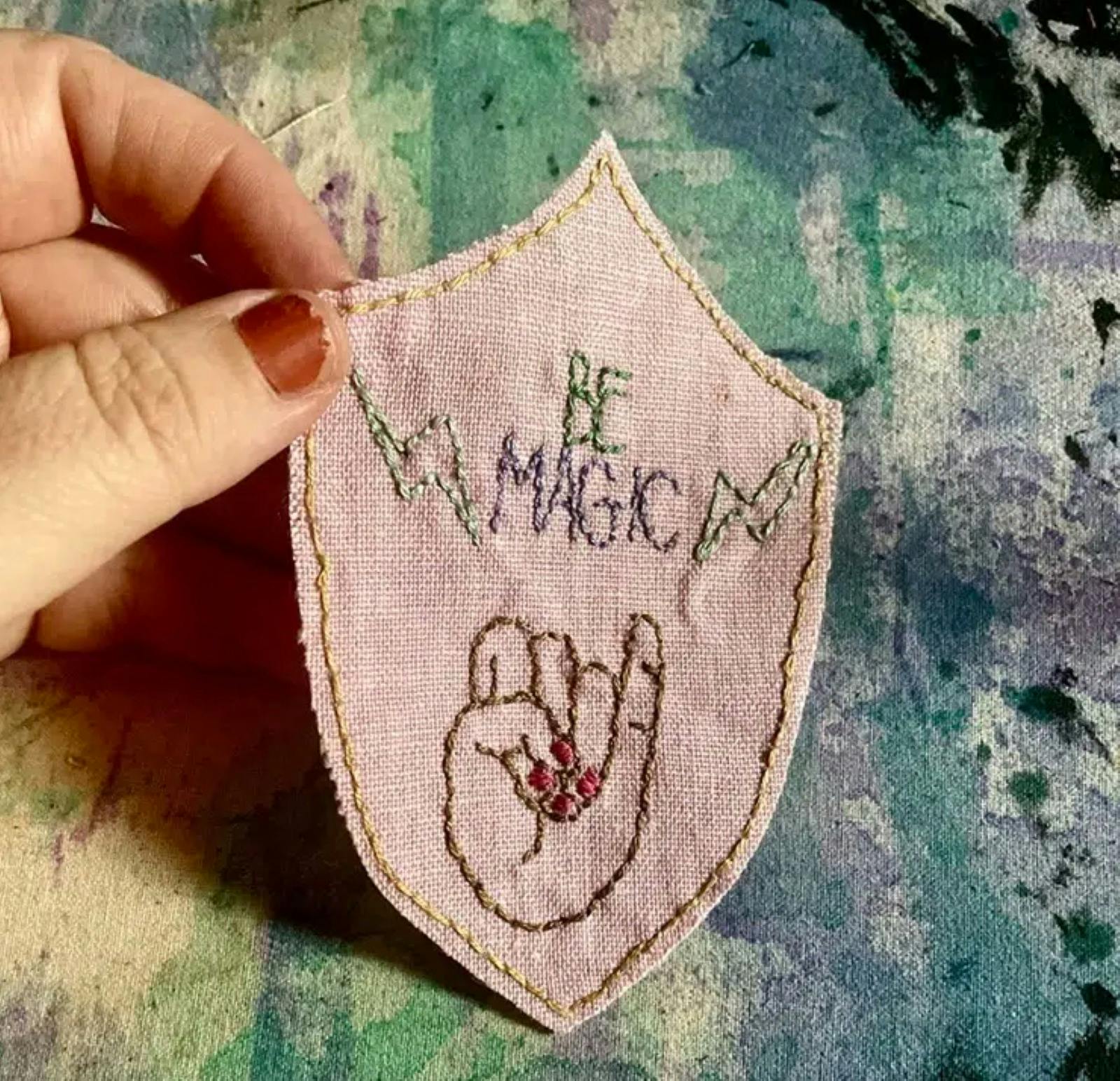 Magical Iron On Patch Workshop with Katy B Plummer
