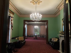 Historical room in heritage listed Overnewton Castle