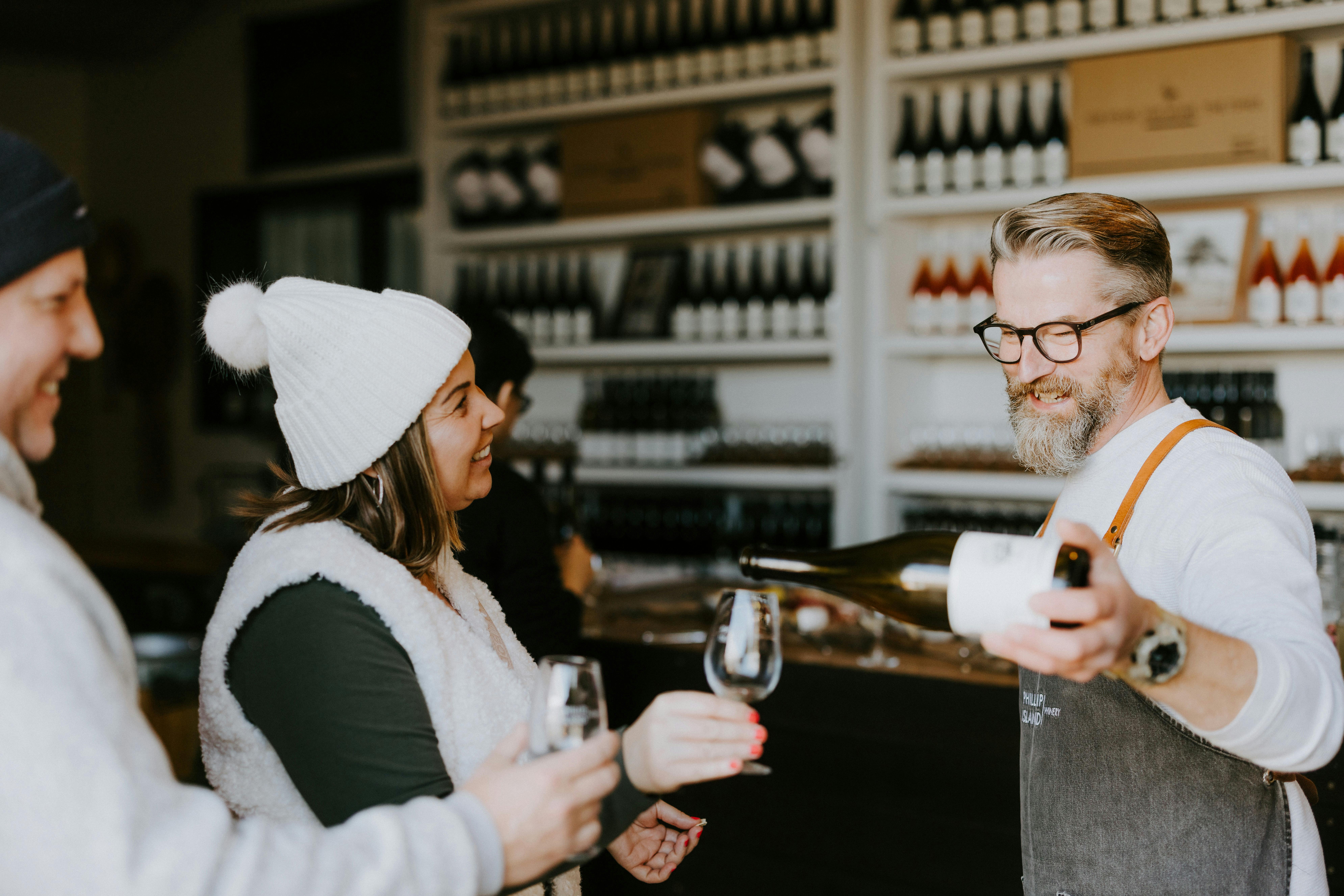 Wine tasting at The Yards