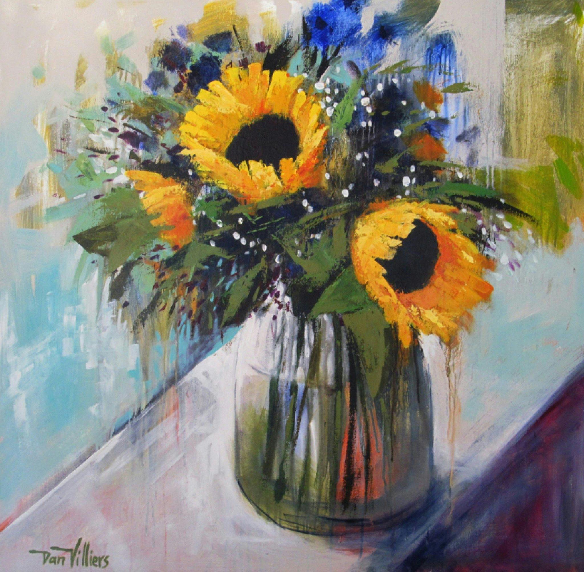 Acrylic painting by Dan Villiers