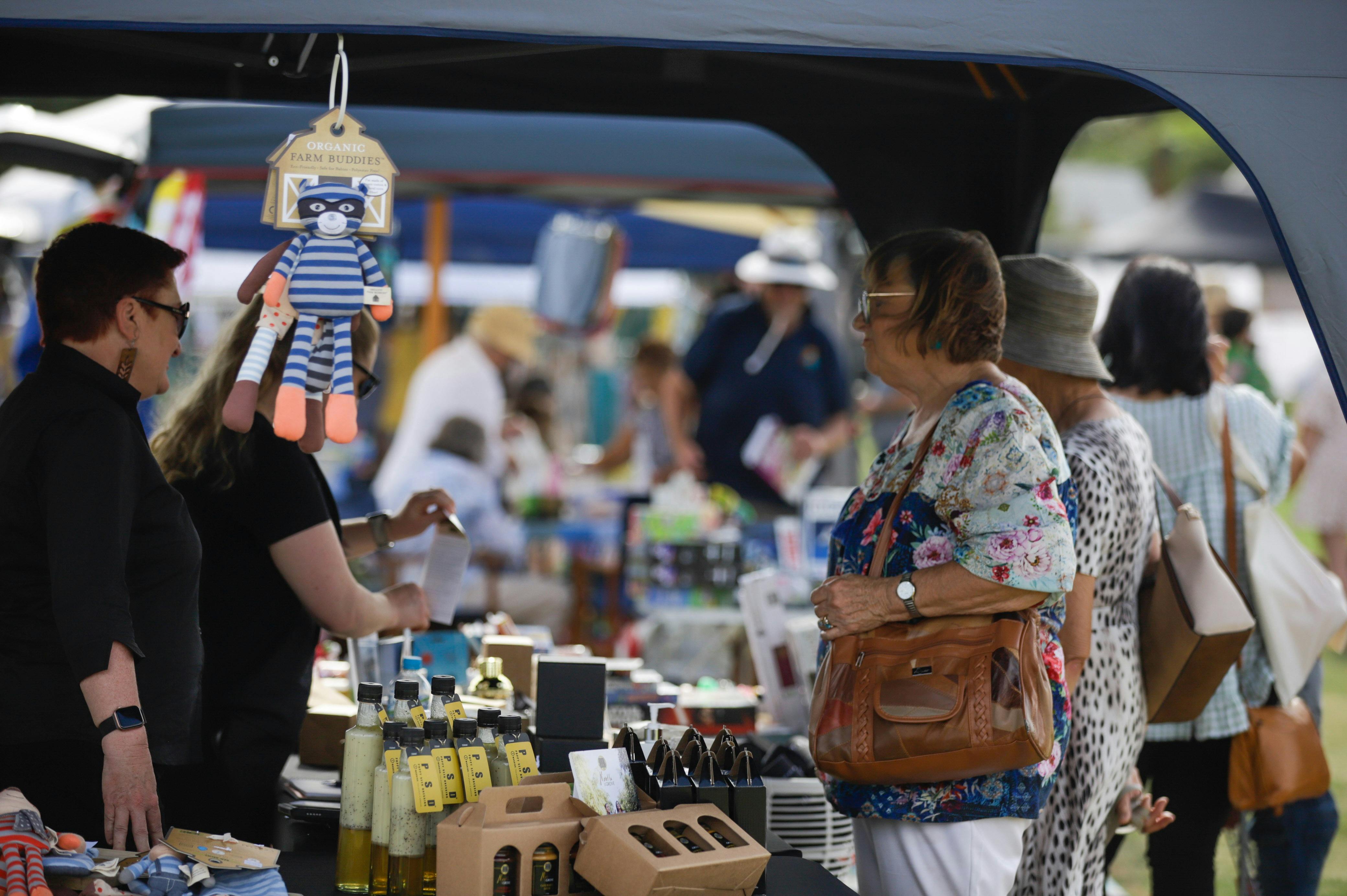 market stalls