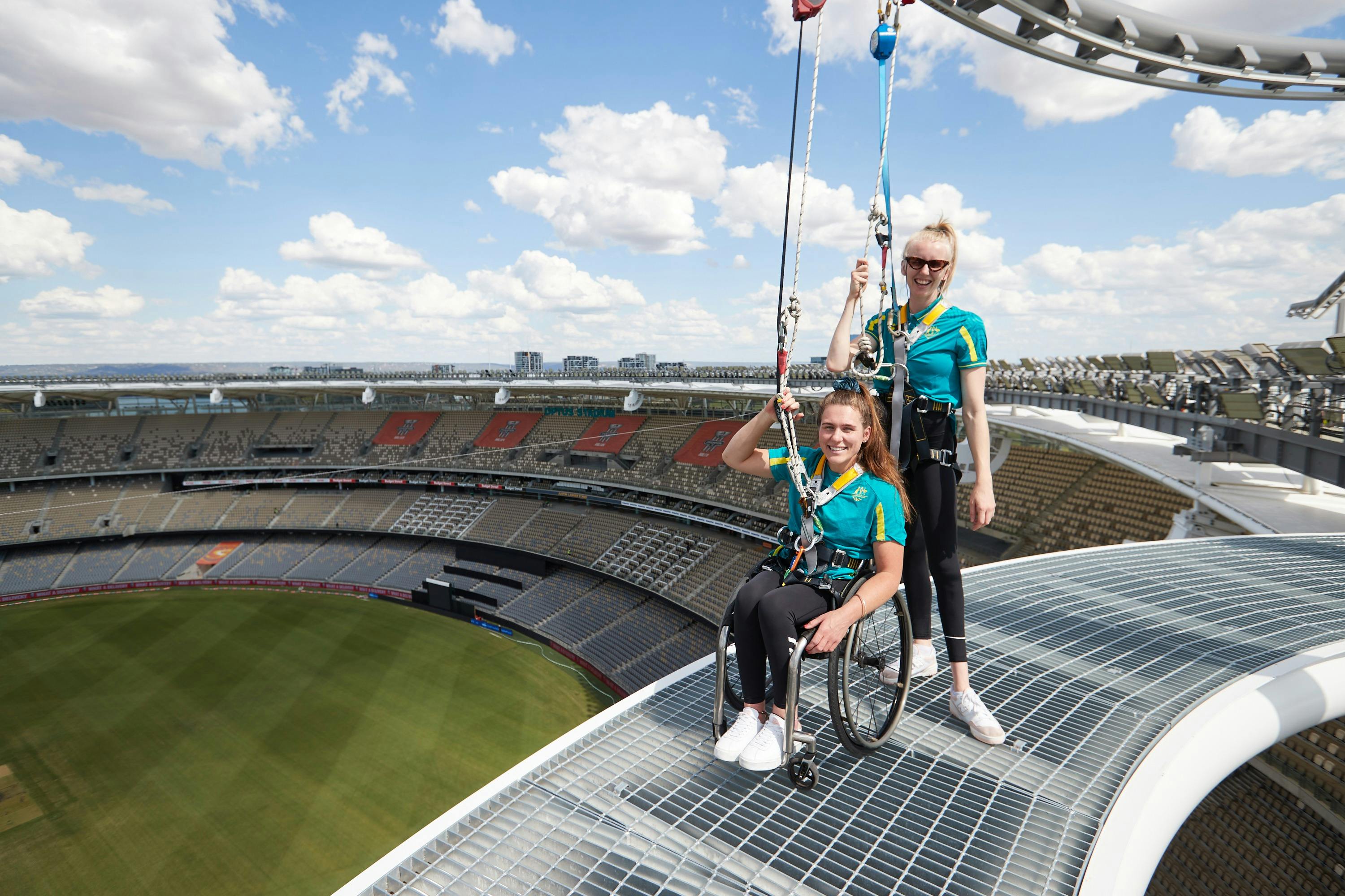 Wheelchair on Vertigo paltform