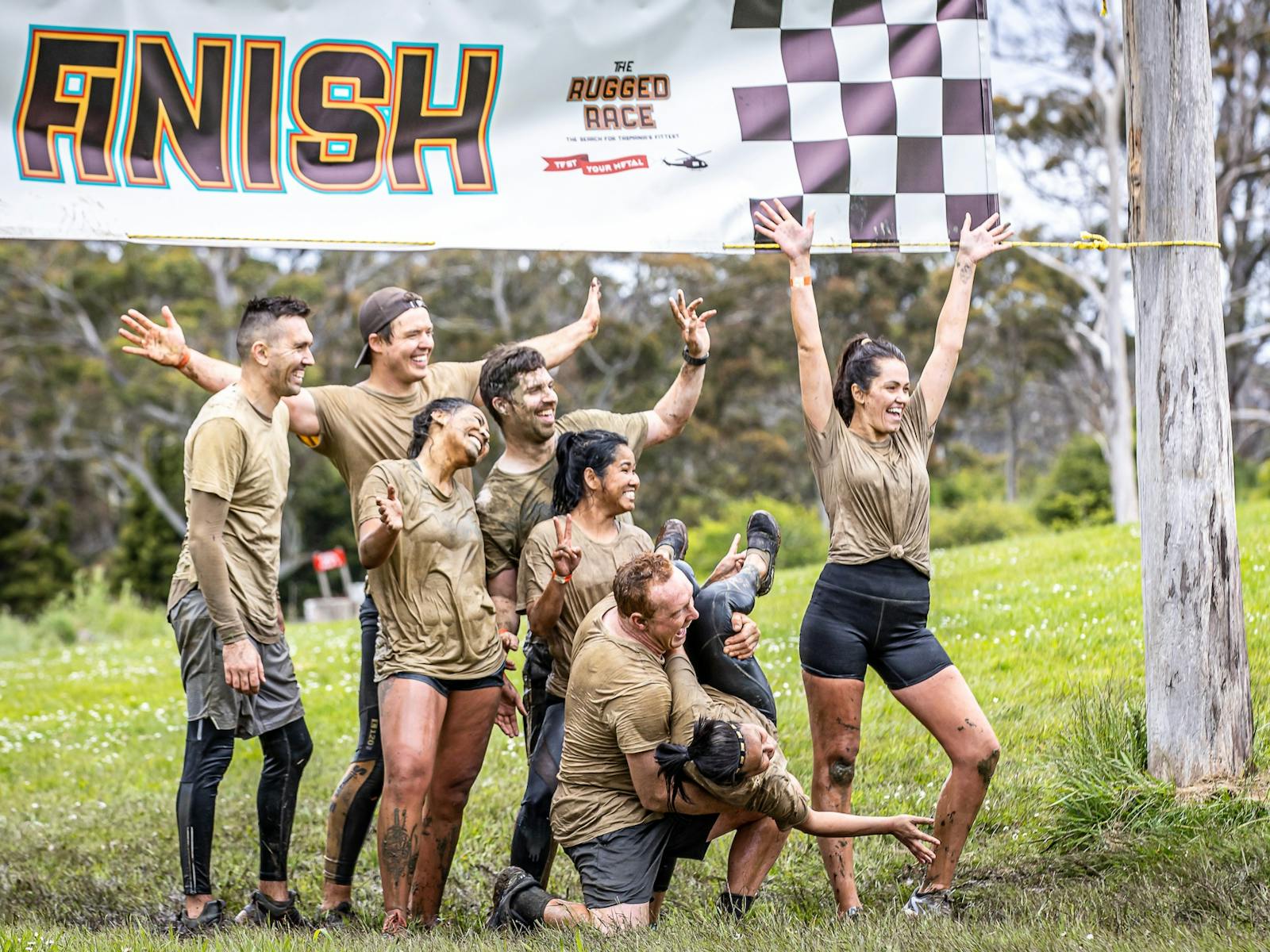 The Rugged Race - Tasmanian Obstacle Course Mud Run - Tasmanian Adventure Activity Hobart